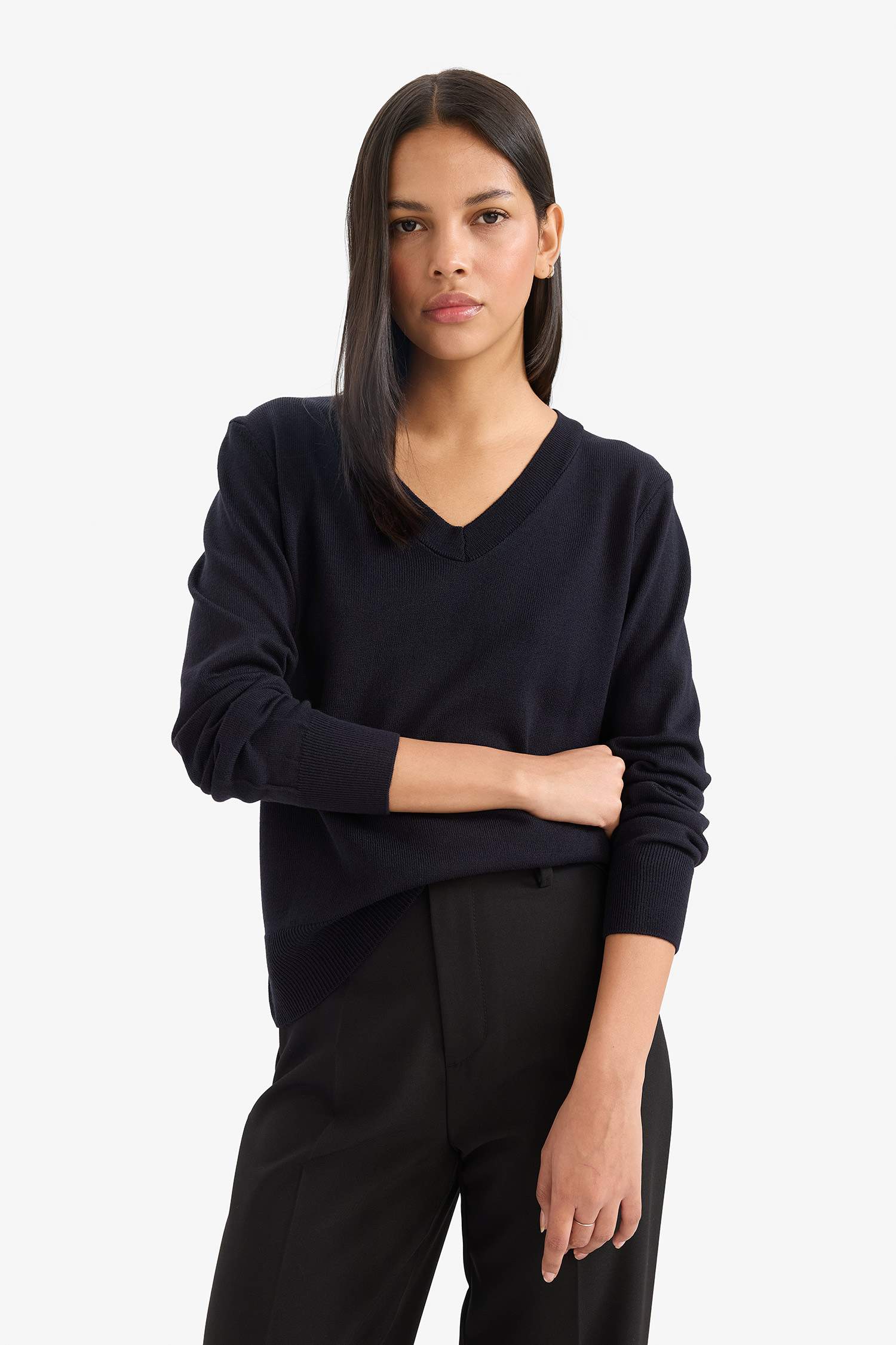 Relax Fit V-Neck Pullover