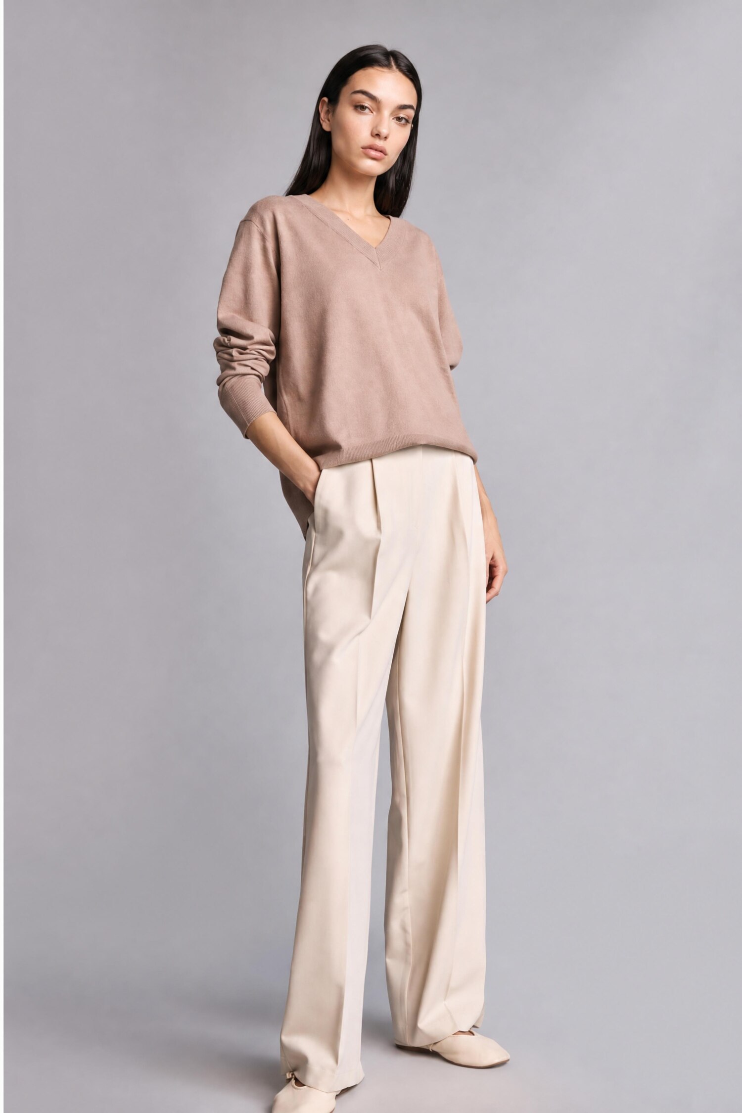 DeFacto Ultra Yumuşak Relaxed Fit Kazak görsel 2