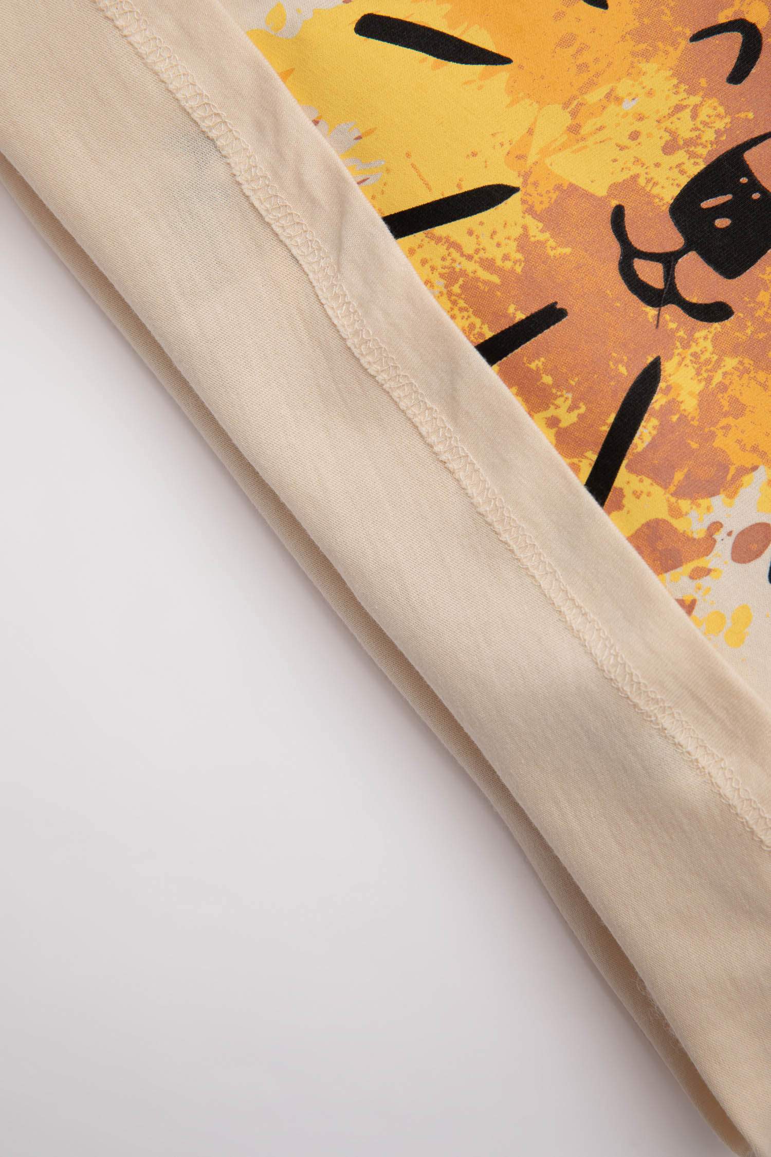 Erkek Bebek 2'li Takım Bisiklet Yaka Baskılı Kısa Kollu Tişört Şort