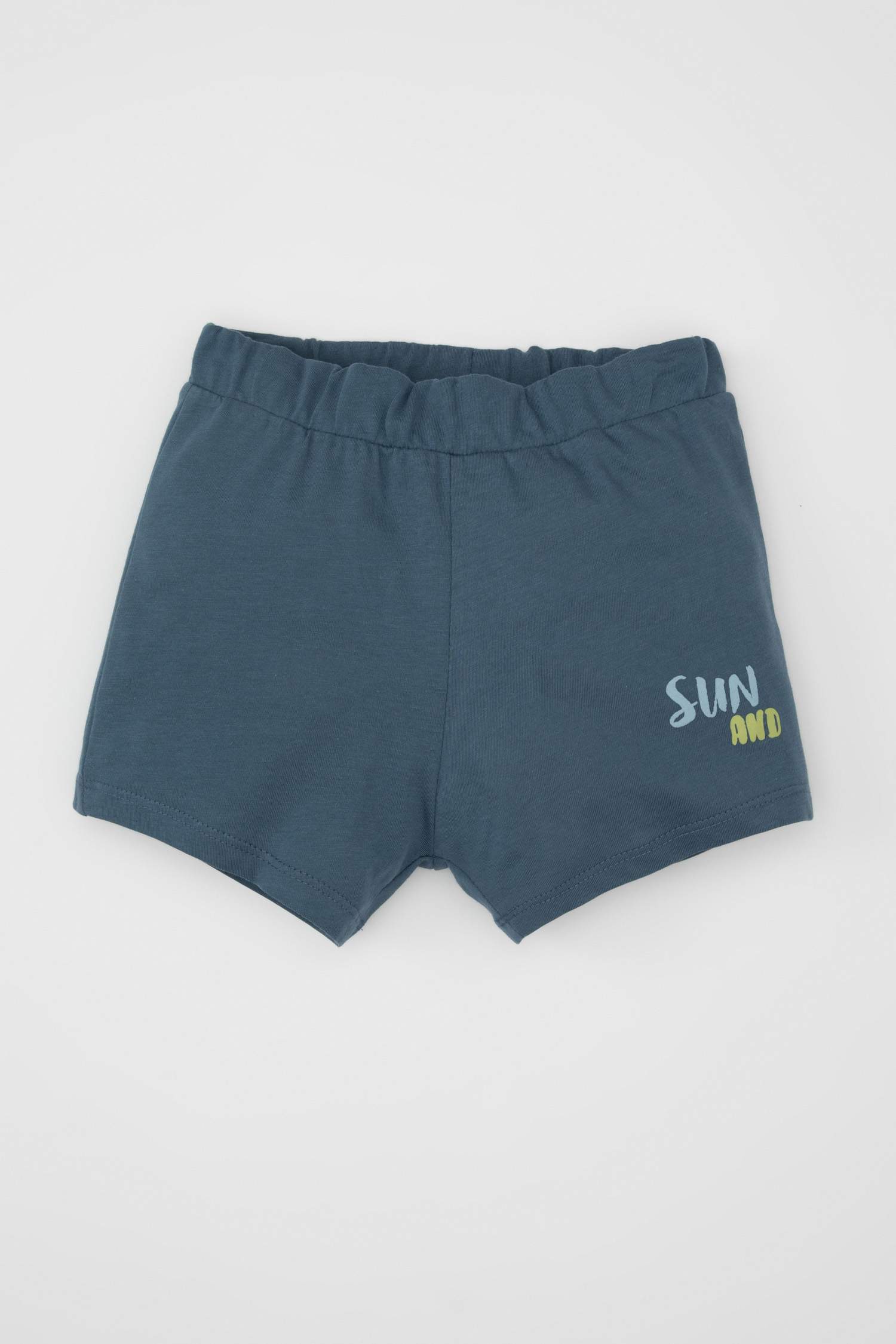 Baby Boy Palm Tree Patterned T-Shirt Shorts 2 Piece Set