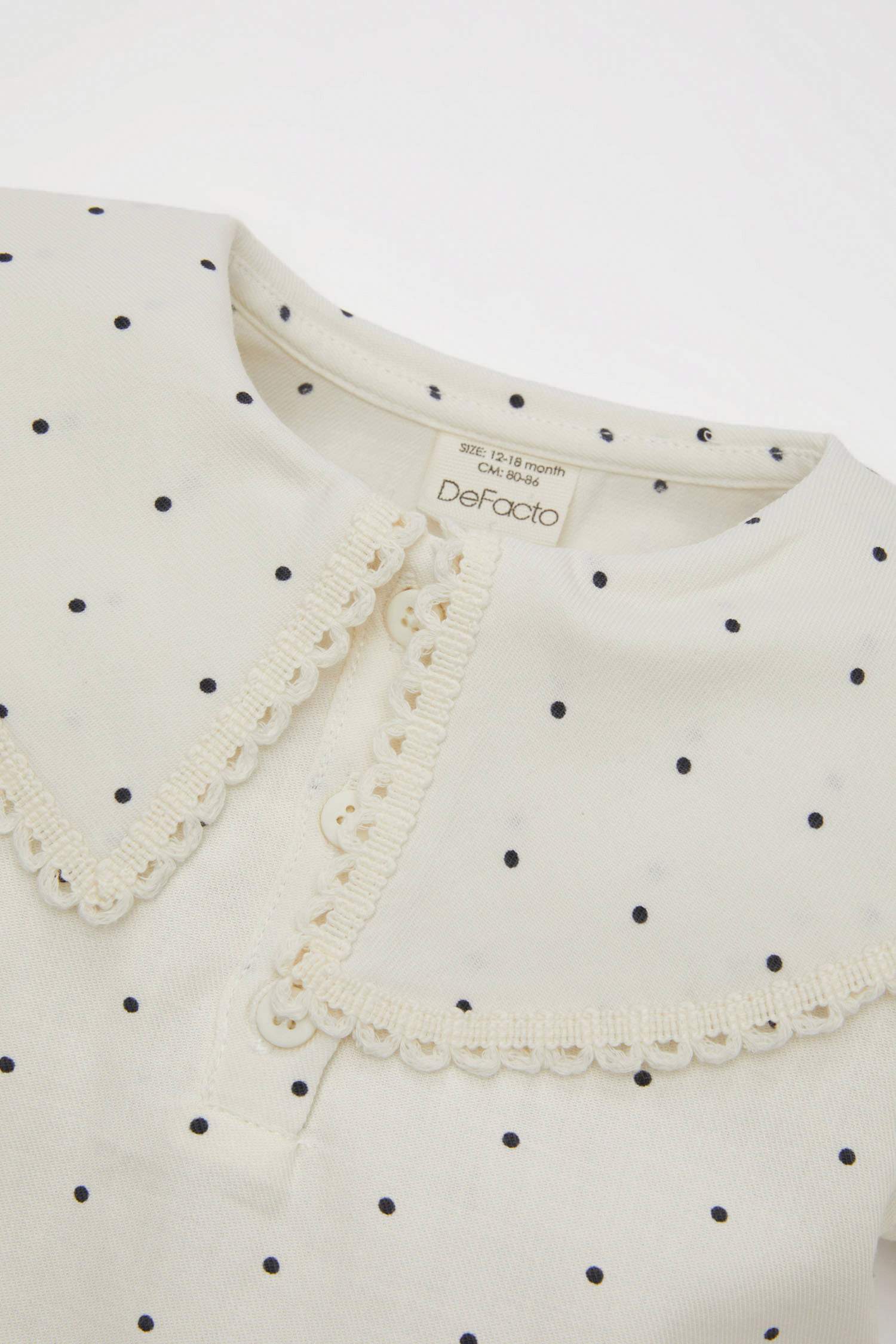 Baby Girl Polka Dot Blouse Shorts 2 Piece Set