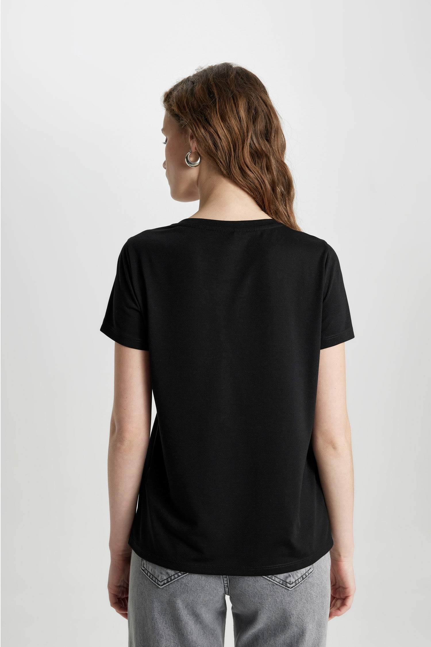 T-Shirt imprimé Coupe Régulière Col Ras Du Cou