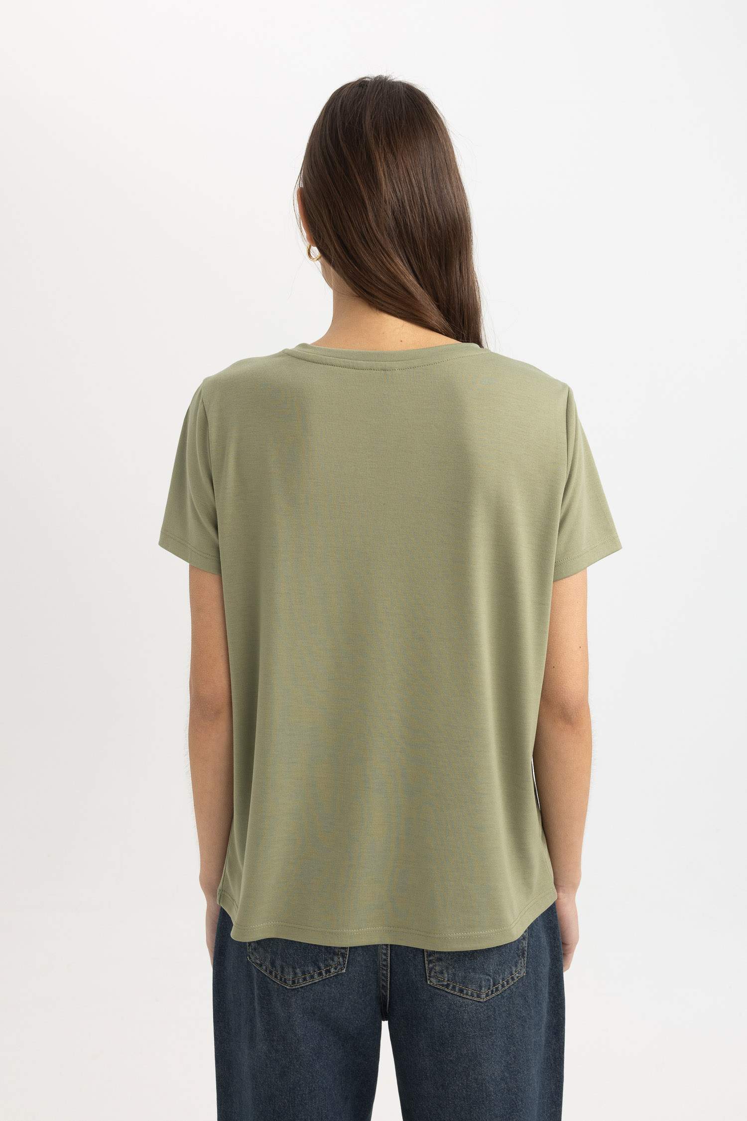 T-Shirt coupe régulière Col Rond