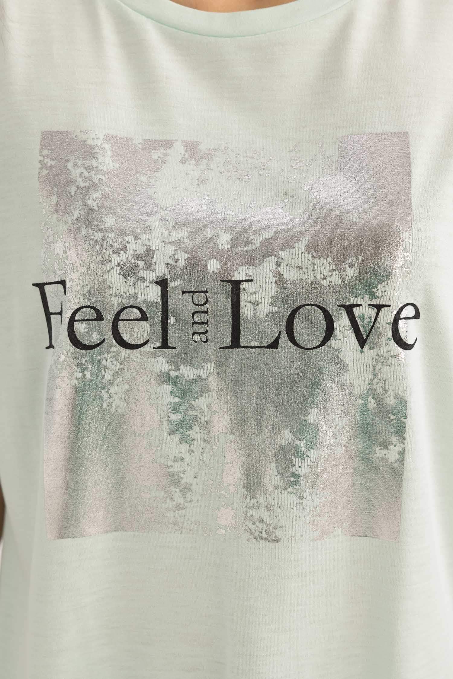 Crew Neck Printed Short Sleeve T-Shirt