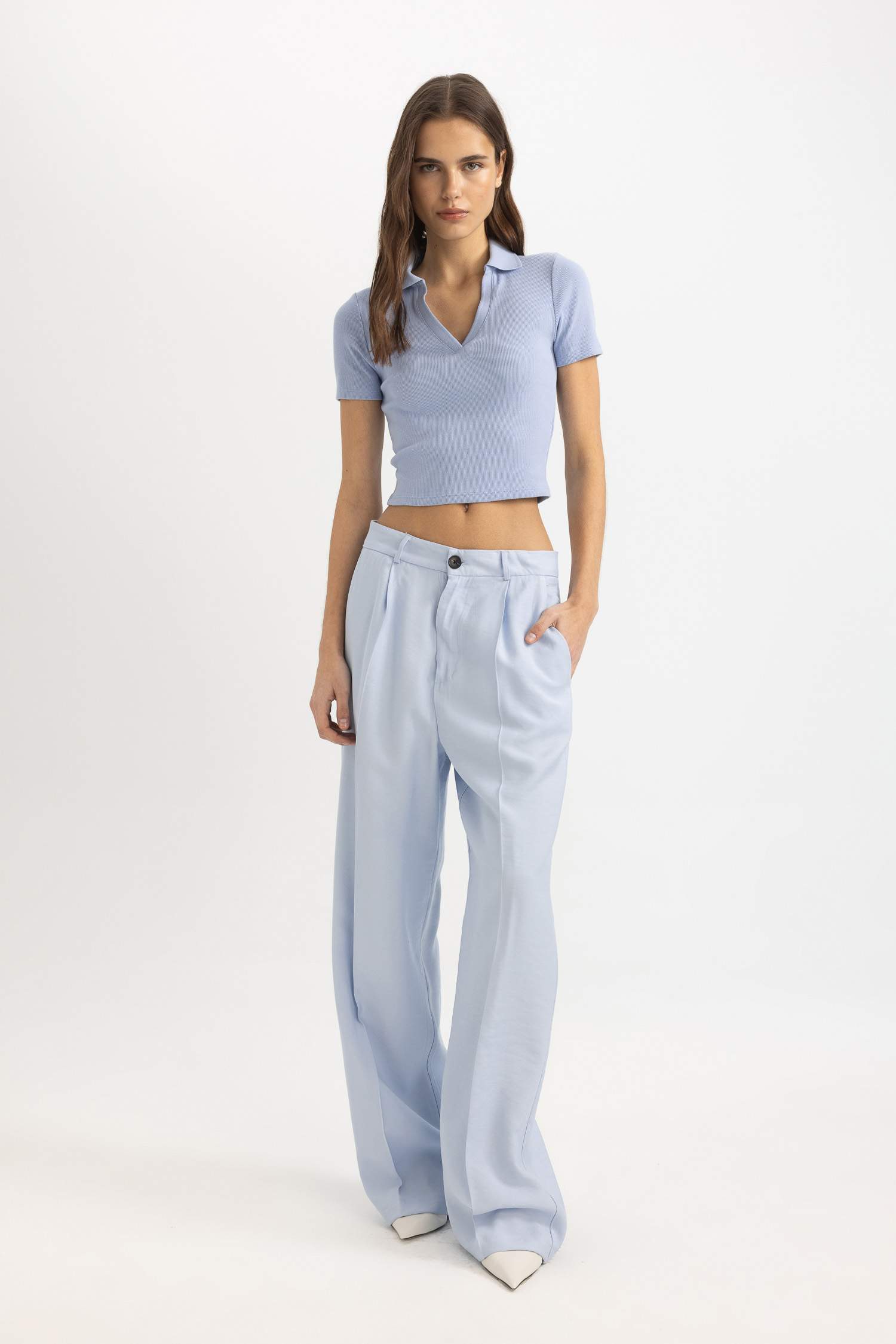 تيشيرت بولو نص كم سليم فيت