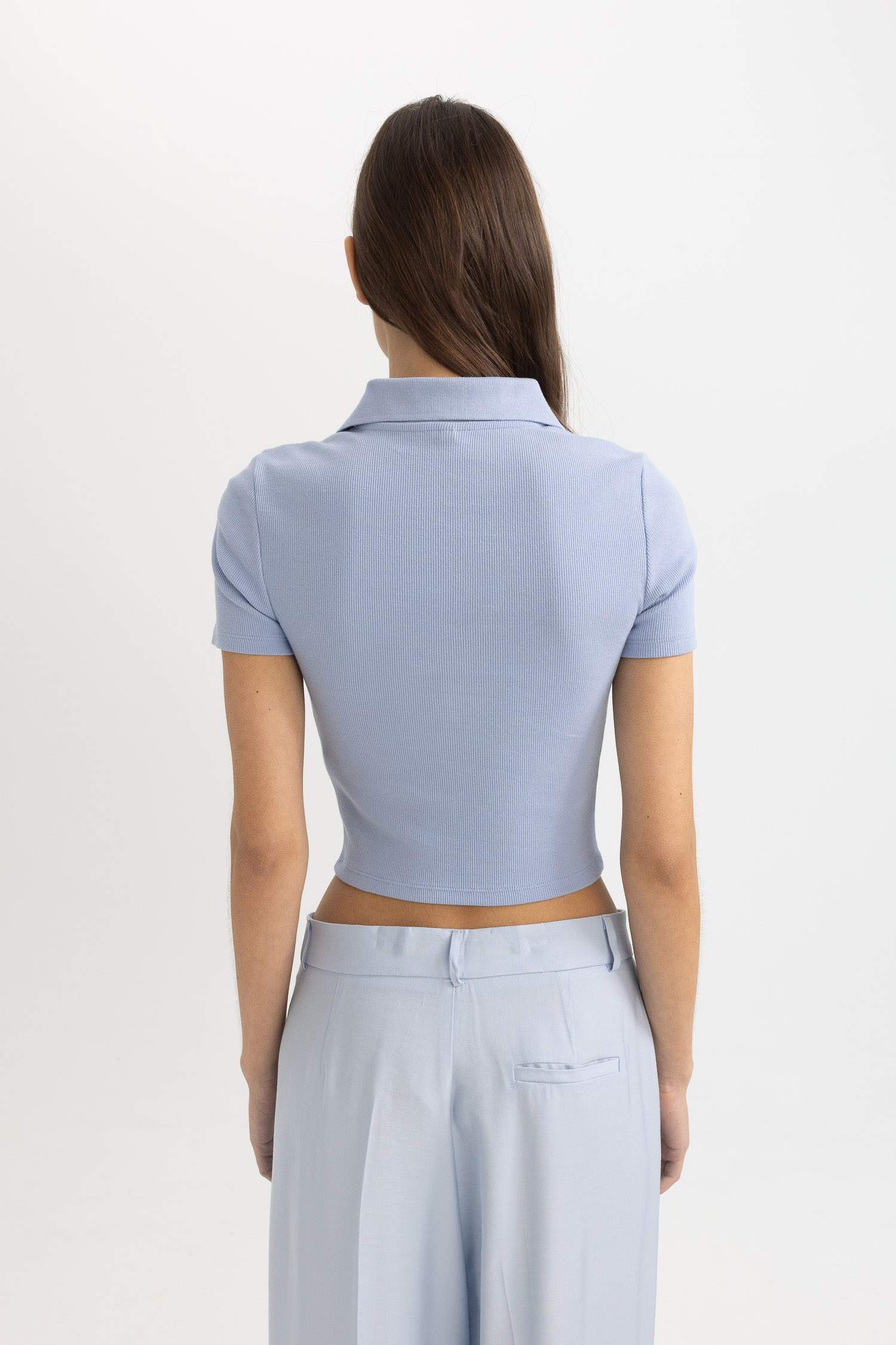 تيشيرت بولو نص كم سليم فيت