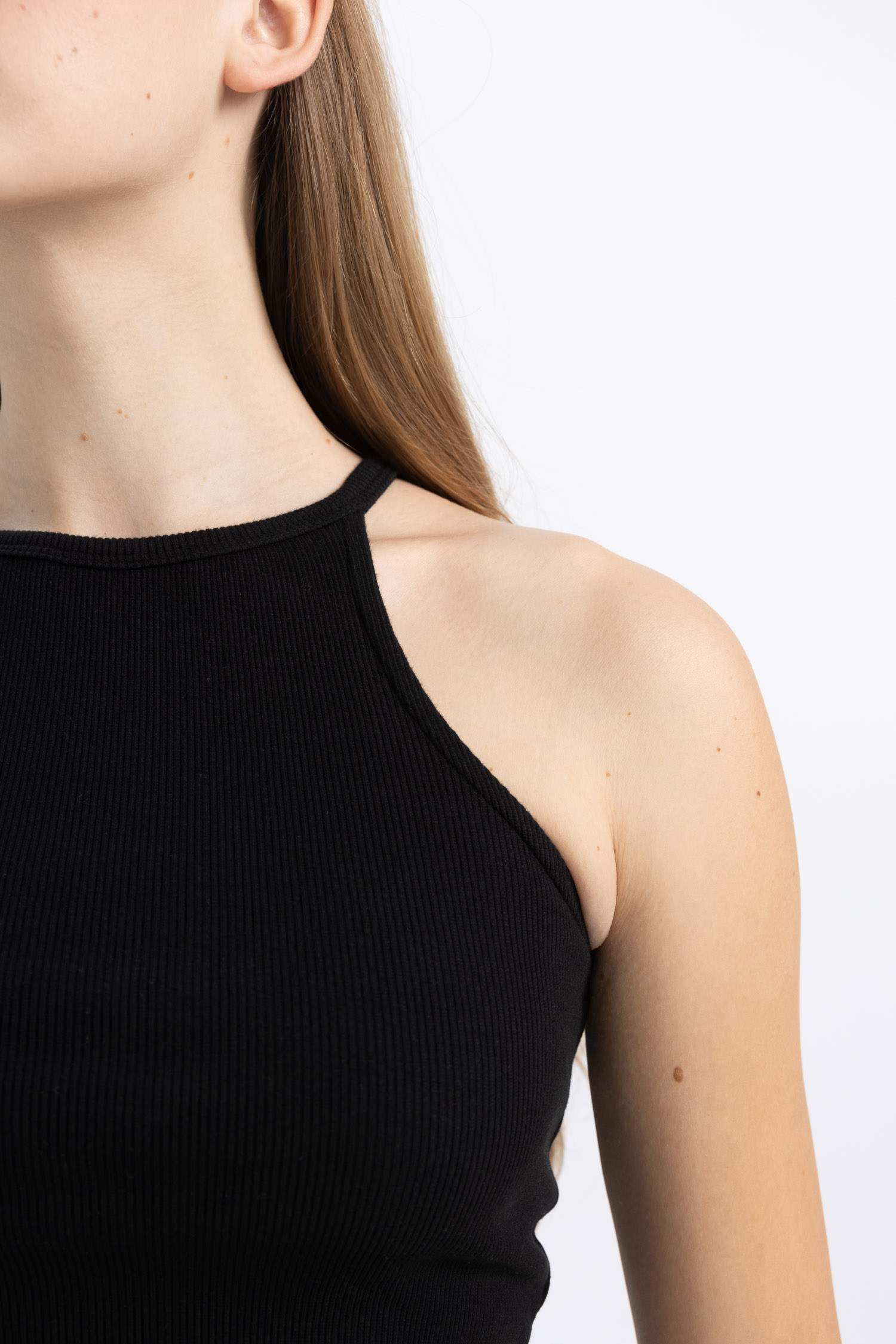 Fitted Ribbed Camisole Crop Top
