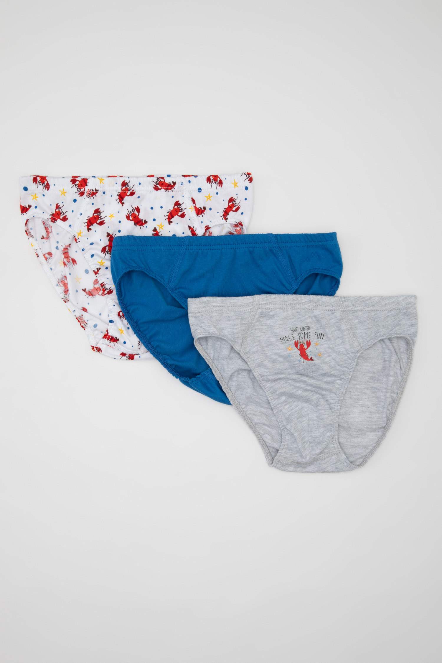 Lot de 3 slips en coton pour garçon