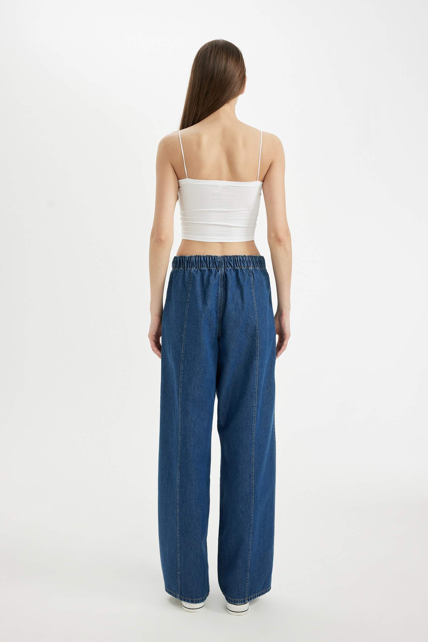 Wide Leg Fit Wide Fit Normal Waist Jeans