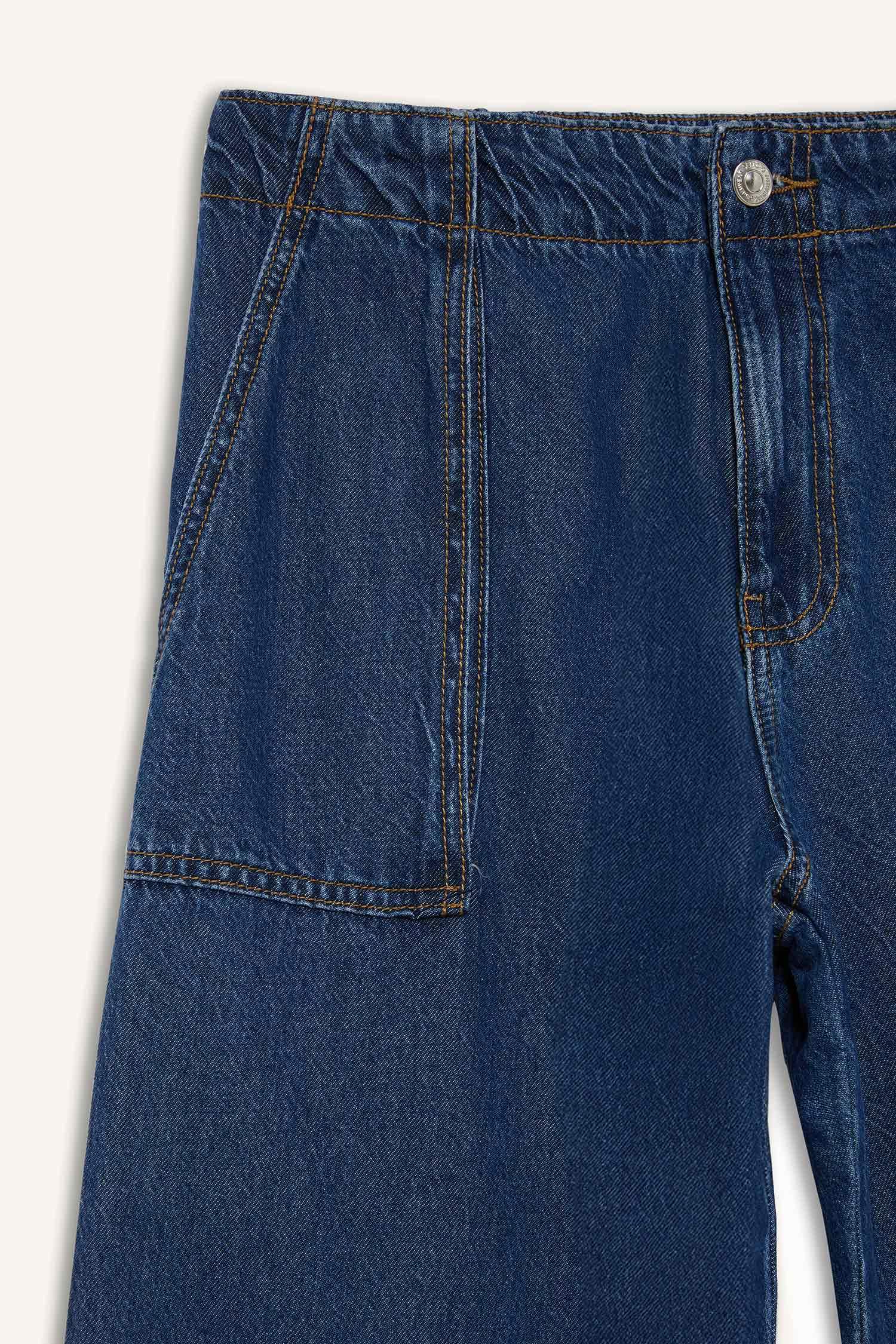 Wide Leg Fit Wide Fit Normal Waist Jeans