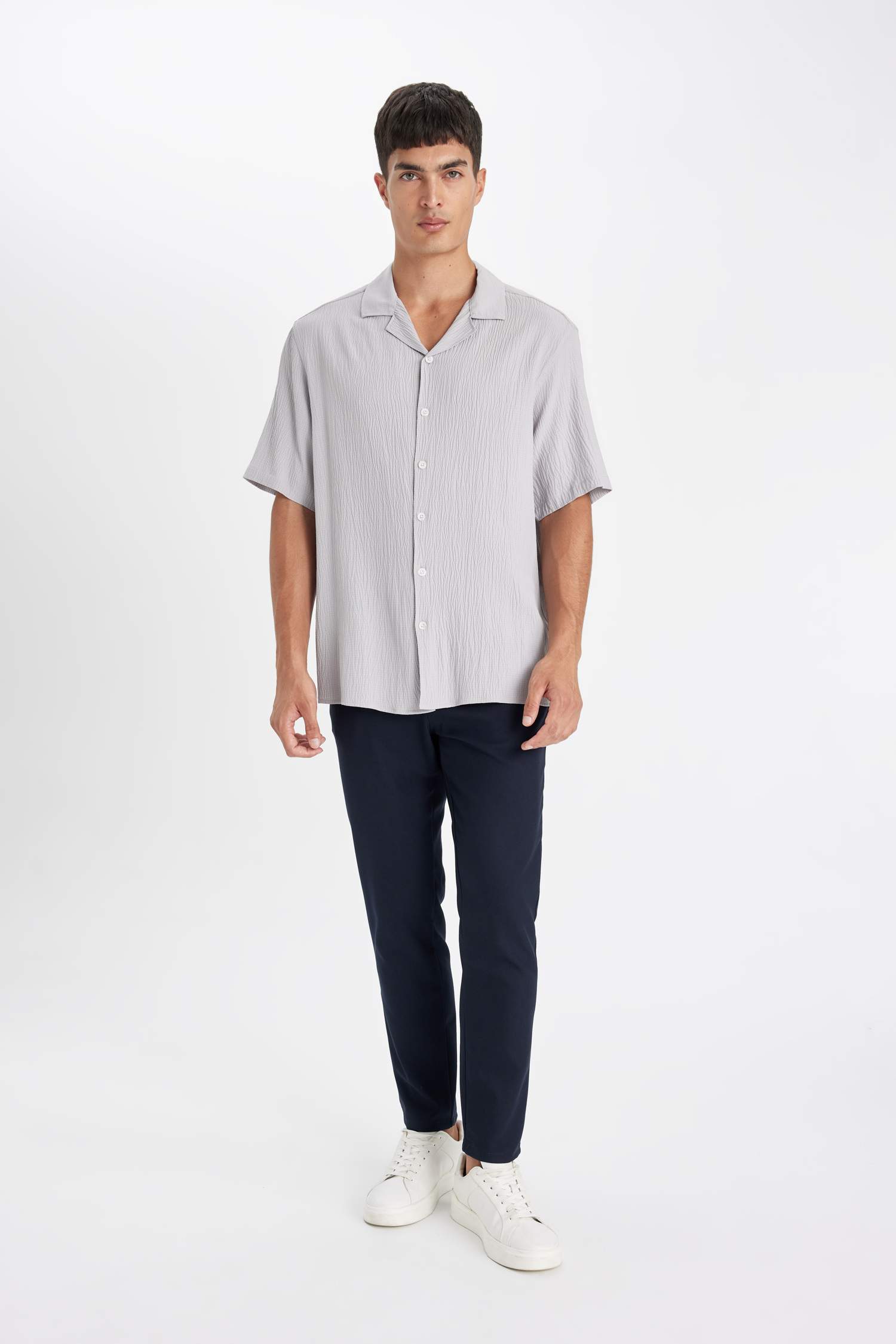 Chemise à manches courtes Coupe décontractée