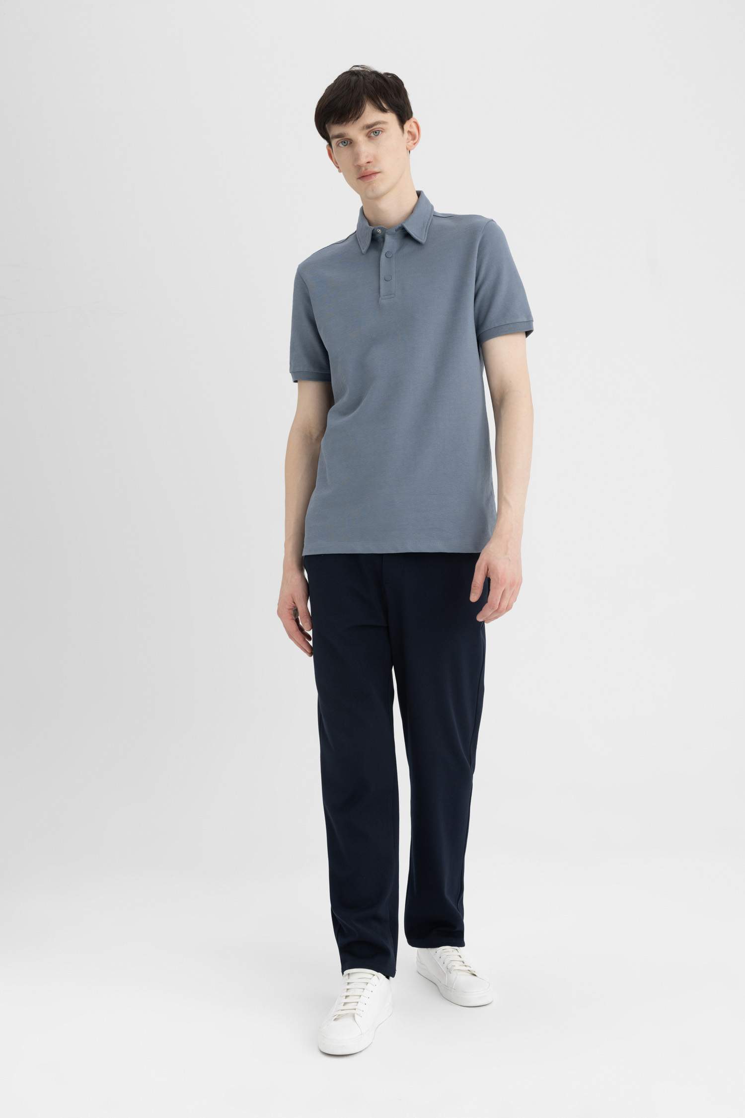 Slim Fit Short Sleeve Polo T-Shirt