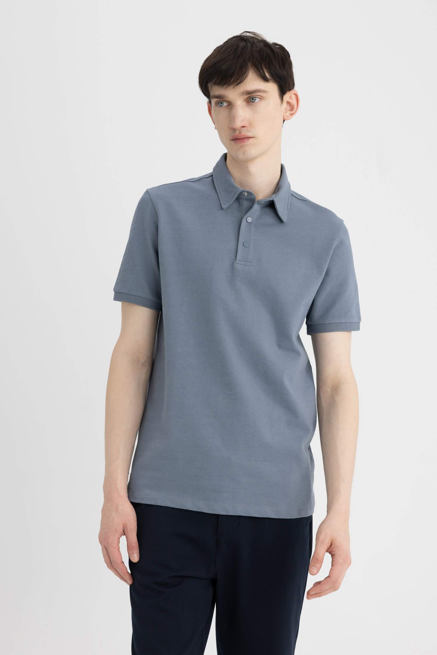 Slim Fit Short Sleeve Polo T-Shirt