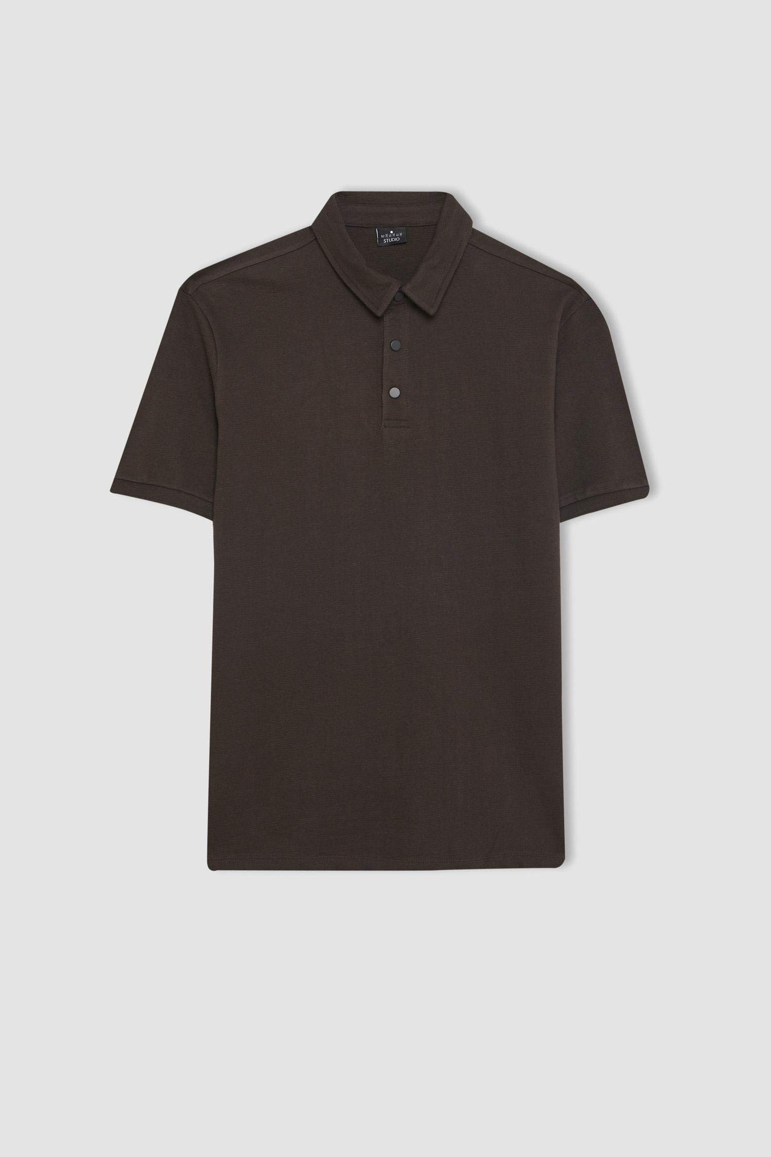 Slim Fit Short Sleeve Polo T-Shirt