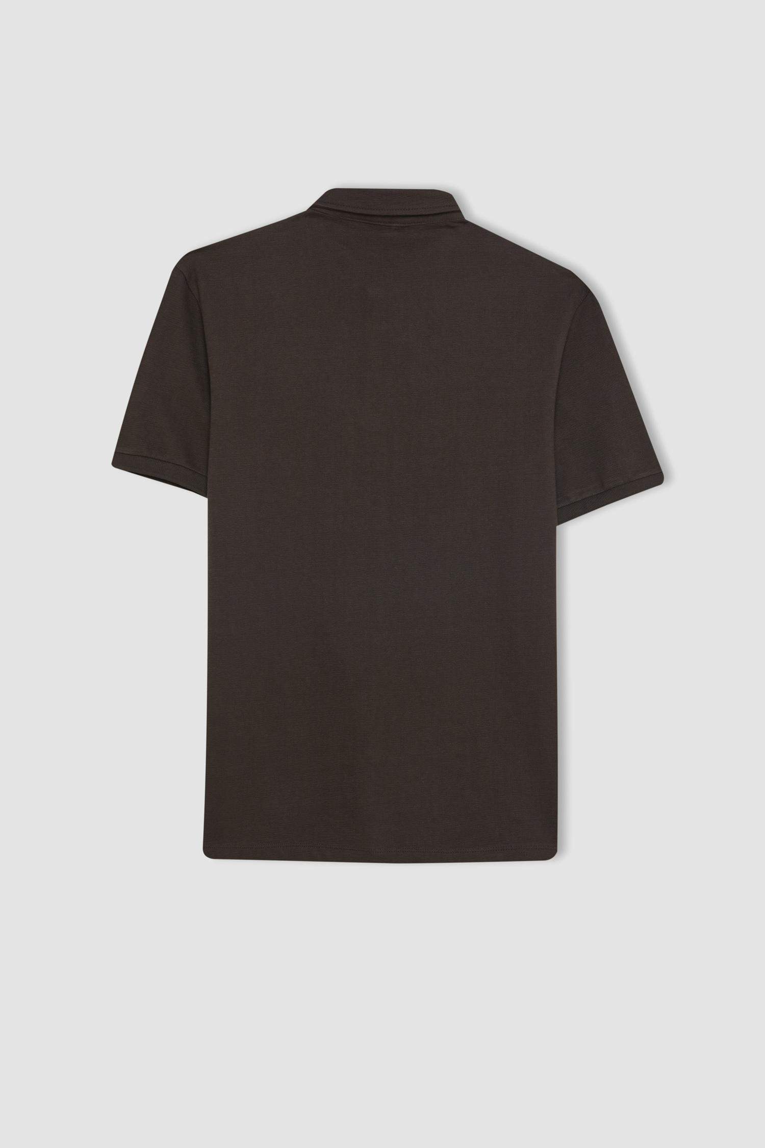 Slim Fit Short Sleeve Polo T-Shirt