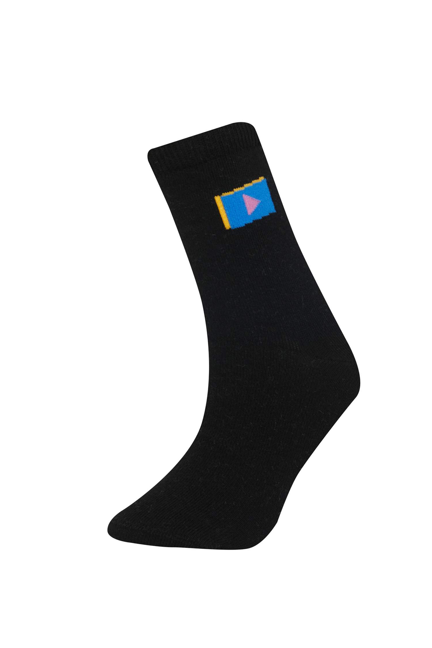 Boy 7 Piece Cotton Long Socks