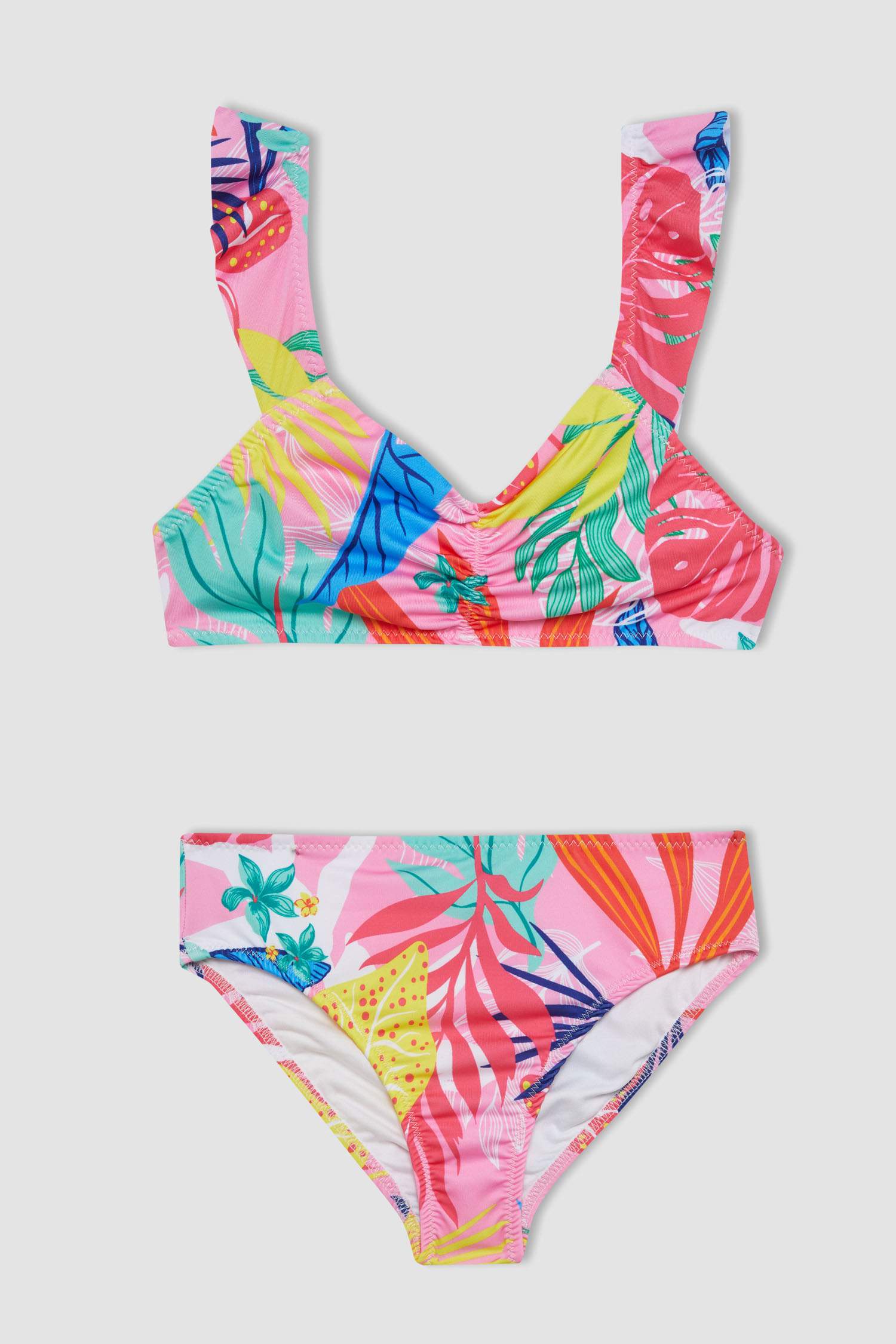 Girl Patterned 2 Piece Bikini Set