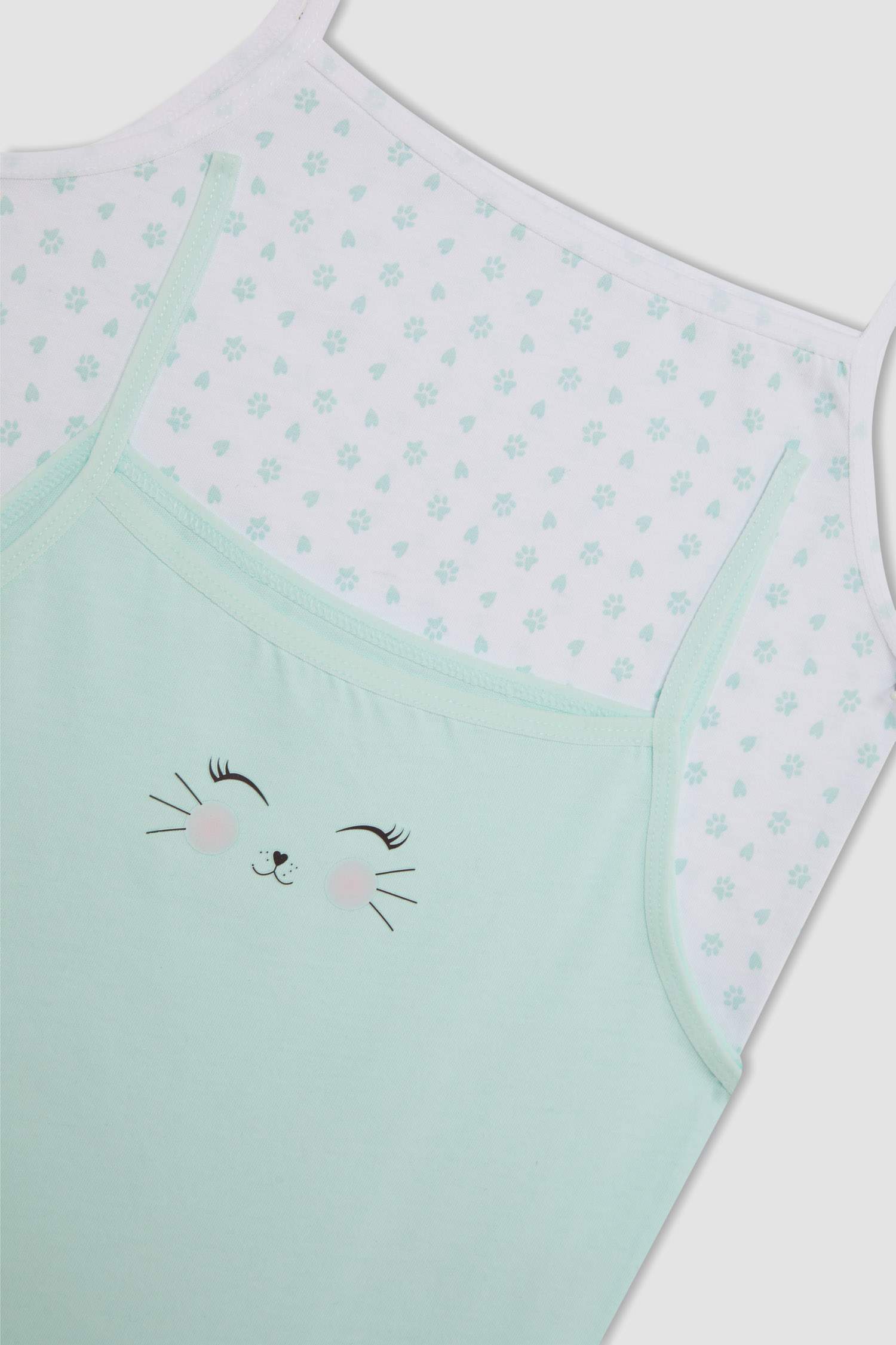 فانيلة بناتي من Fall in Love قصة عادية - قطعتين