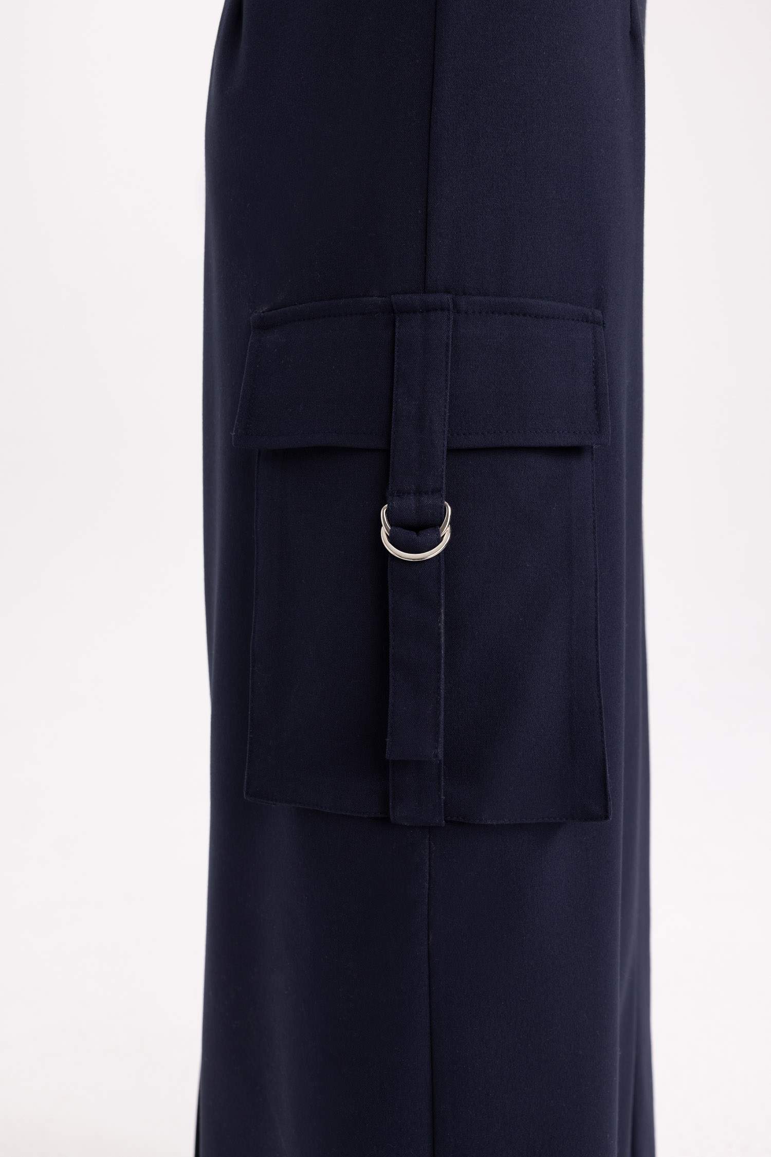 تنورة طويلة كارجو بجيب