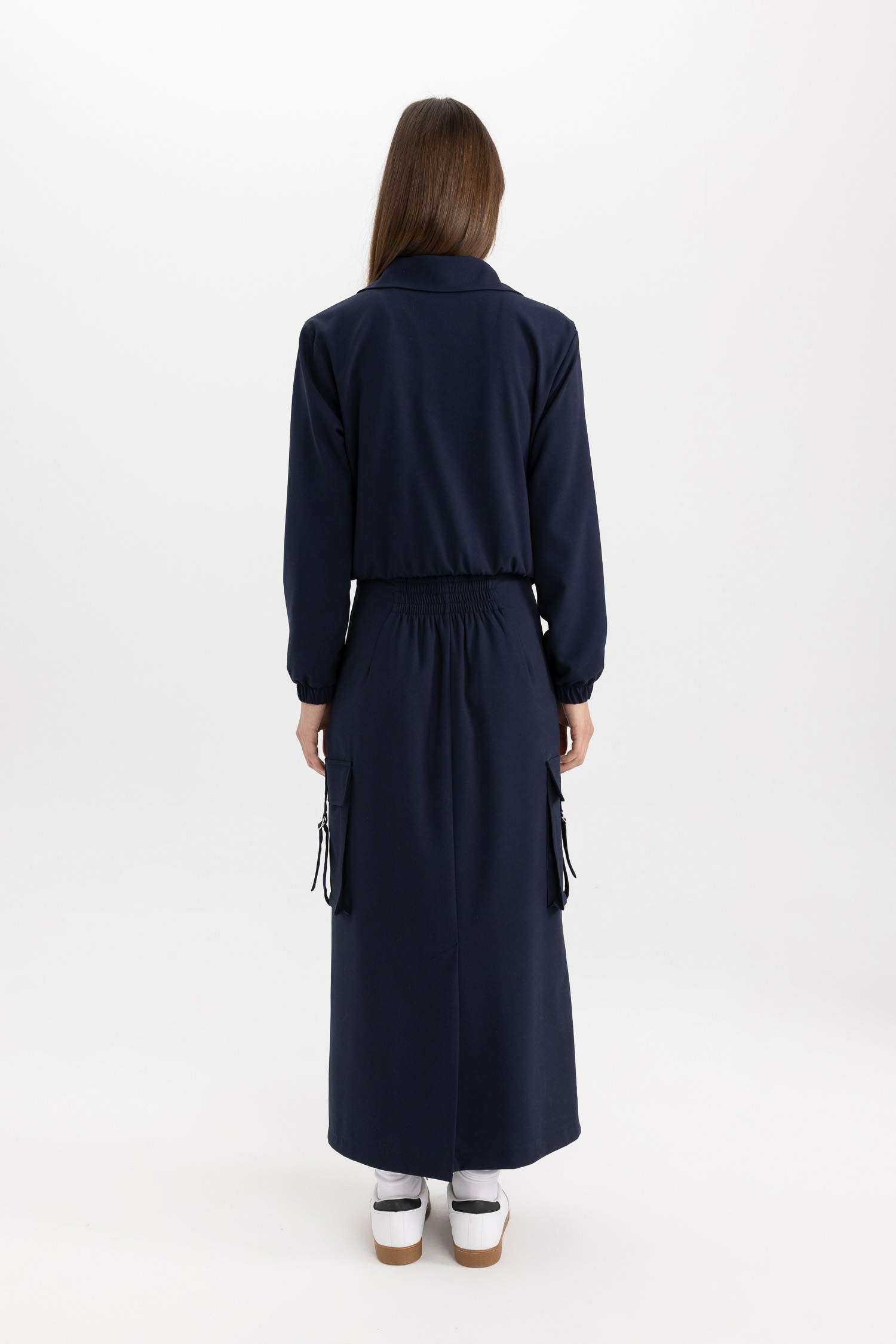 تنورة طويلة كارجو بجيب