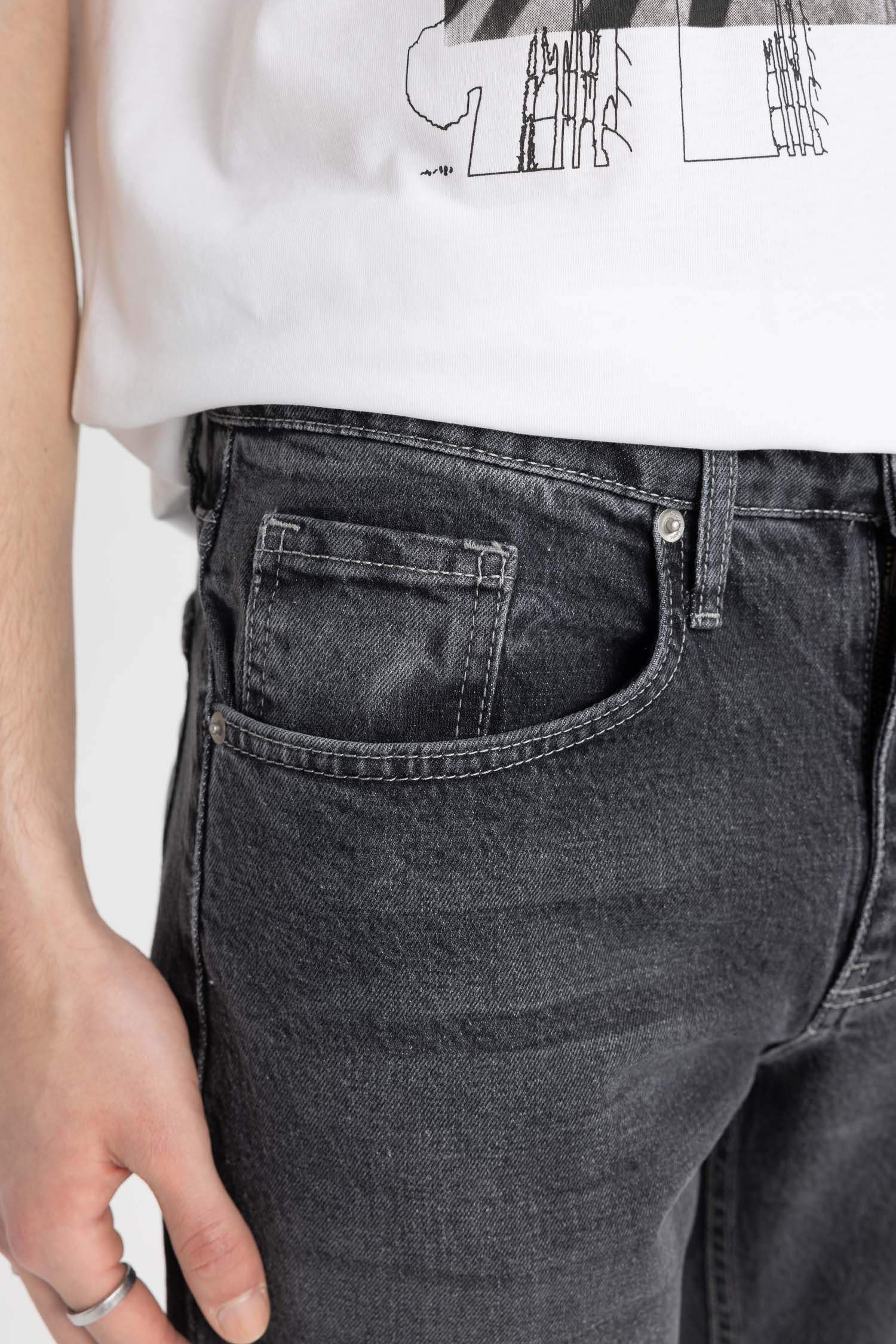 Slim Tapered Fit Dar Kalıp Normal Bel Daralan Paça Jean Pantolon