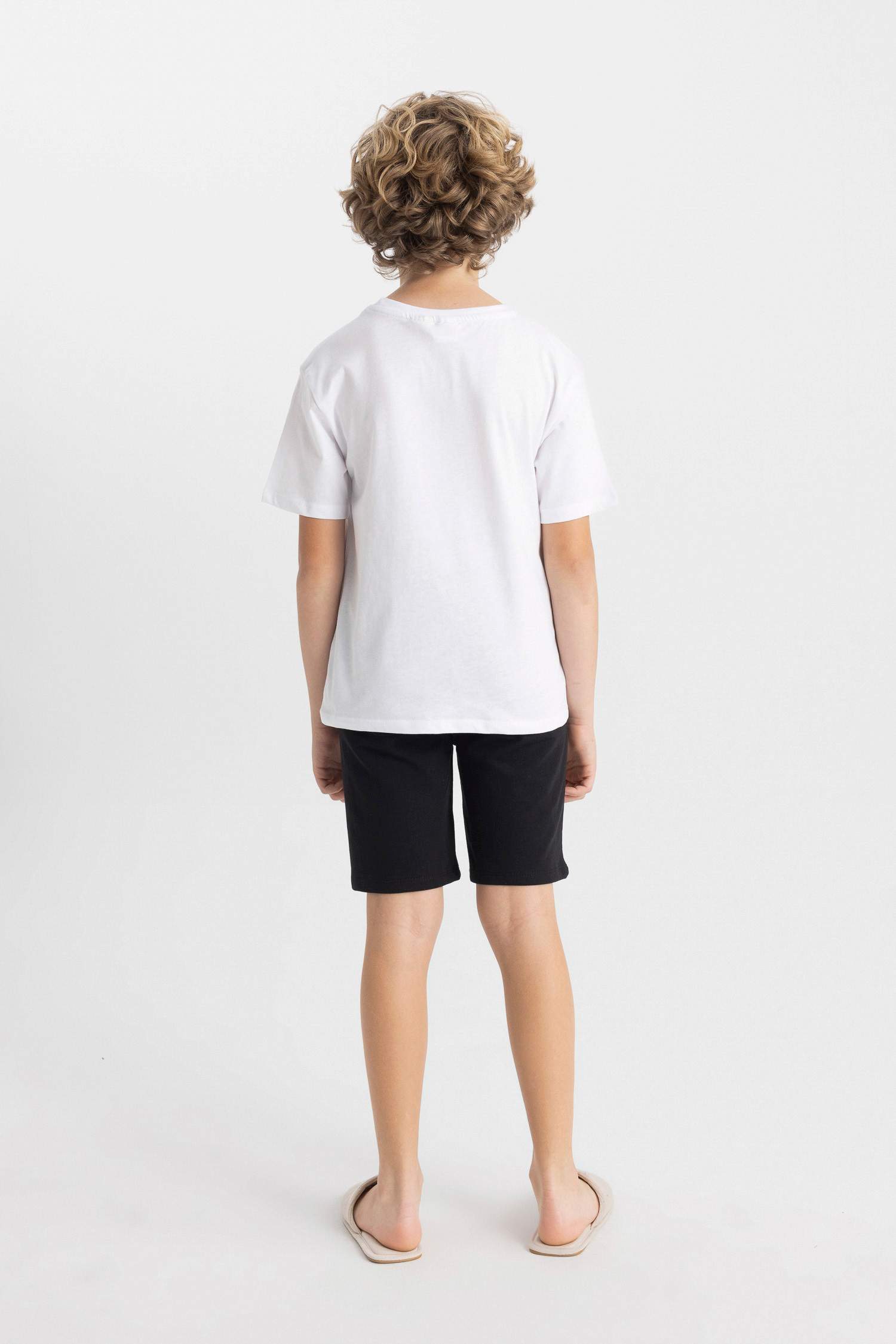 Boy Marvel Comics T-Shirt Shorts 2 Piece Set