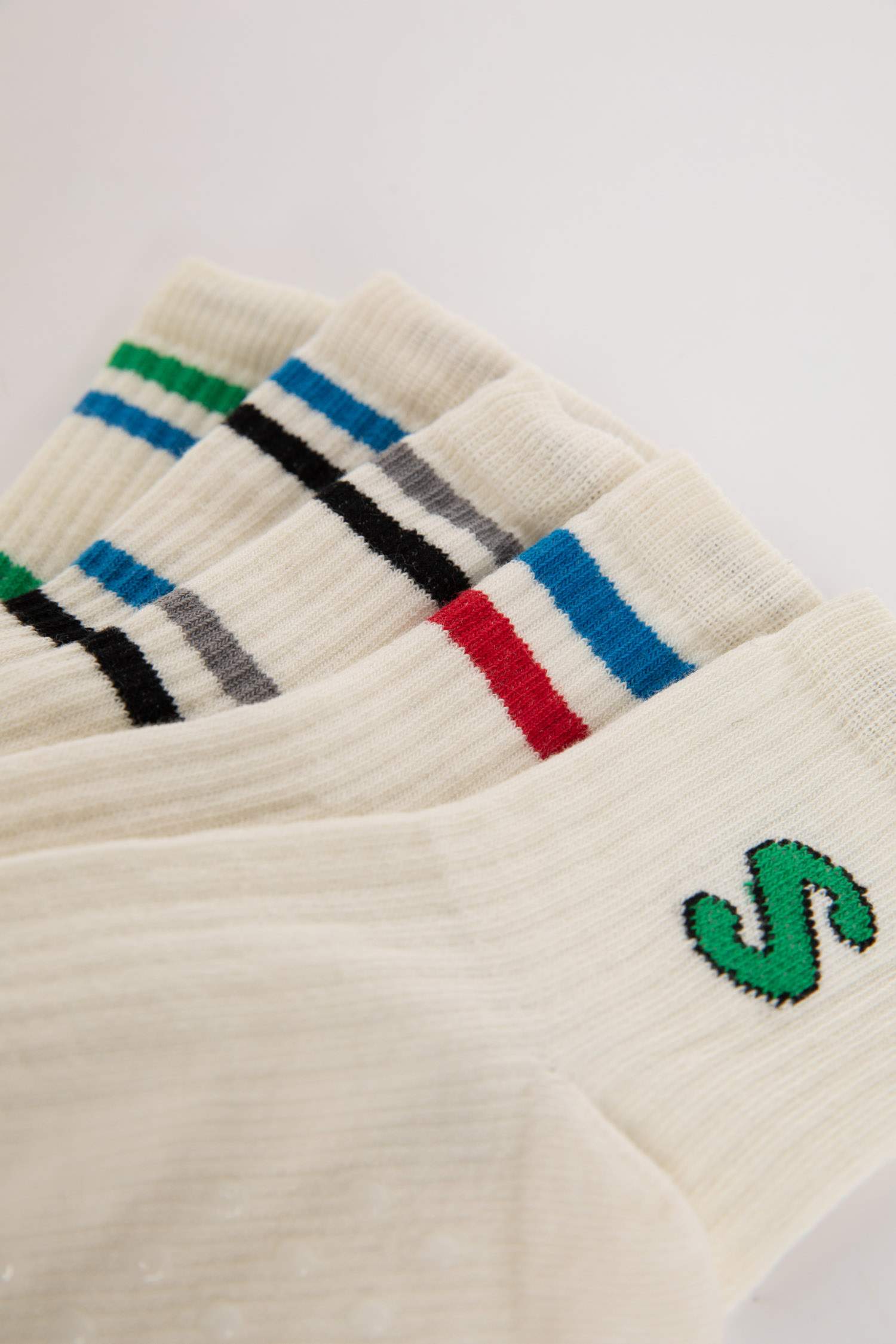 جوارب طويلة قطن أولاد بدون خياطة - 5 قطع