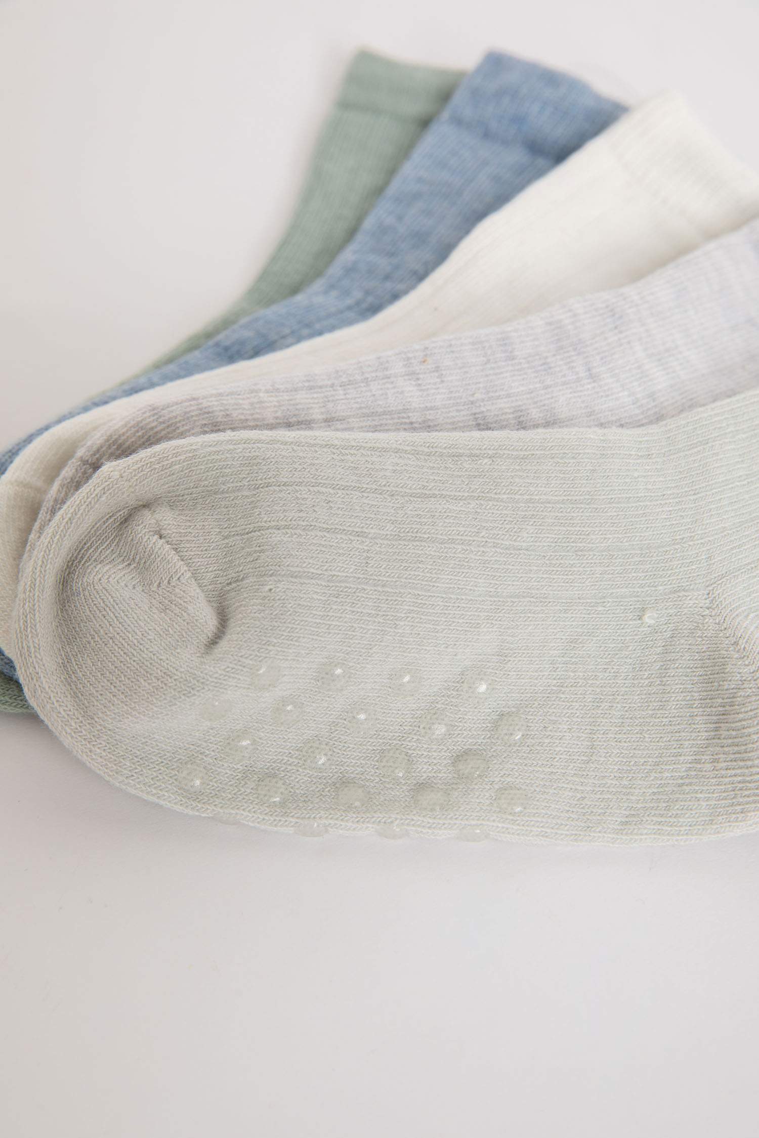 Baby Boy Seamless 5 Piece Cotton Long Socks