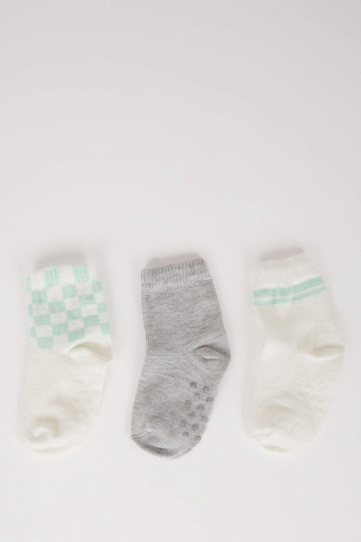Baby Boy Seamless 3 Piece Cotton Long Socks