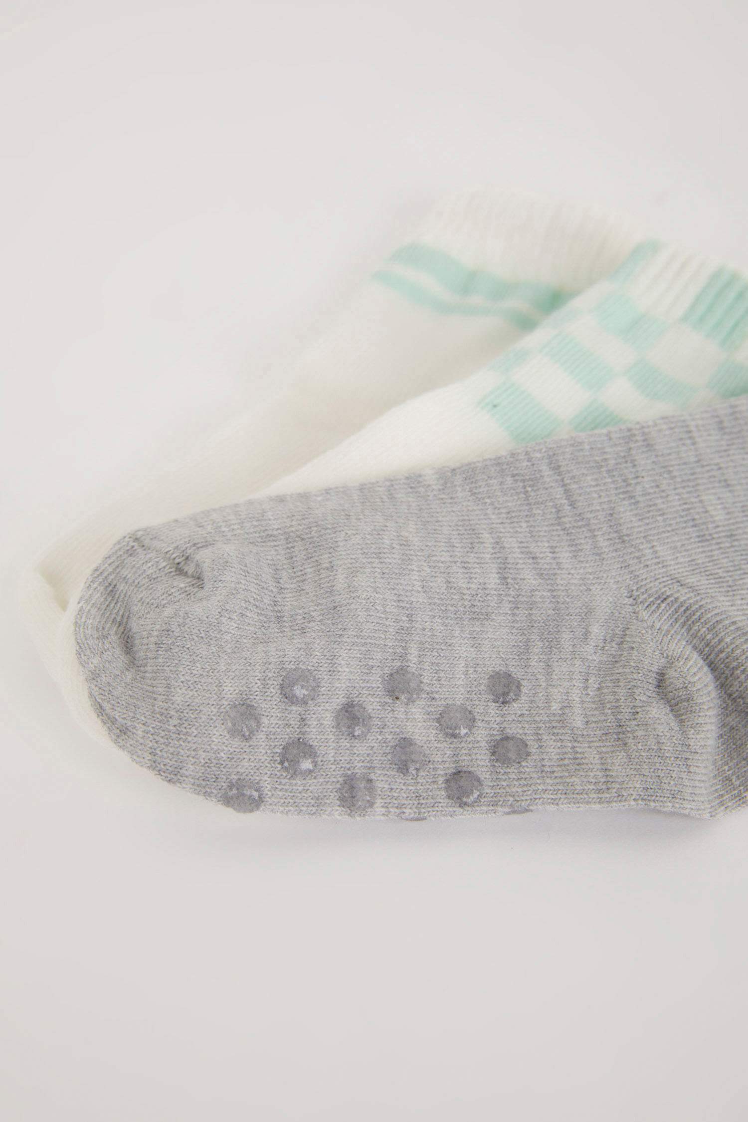 Baby Boy Seamless 3 Piece Cotton Long Socks