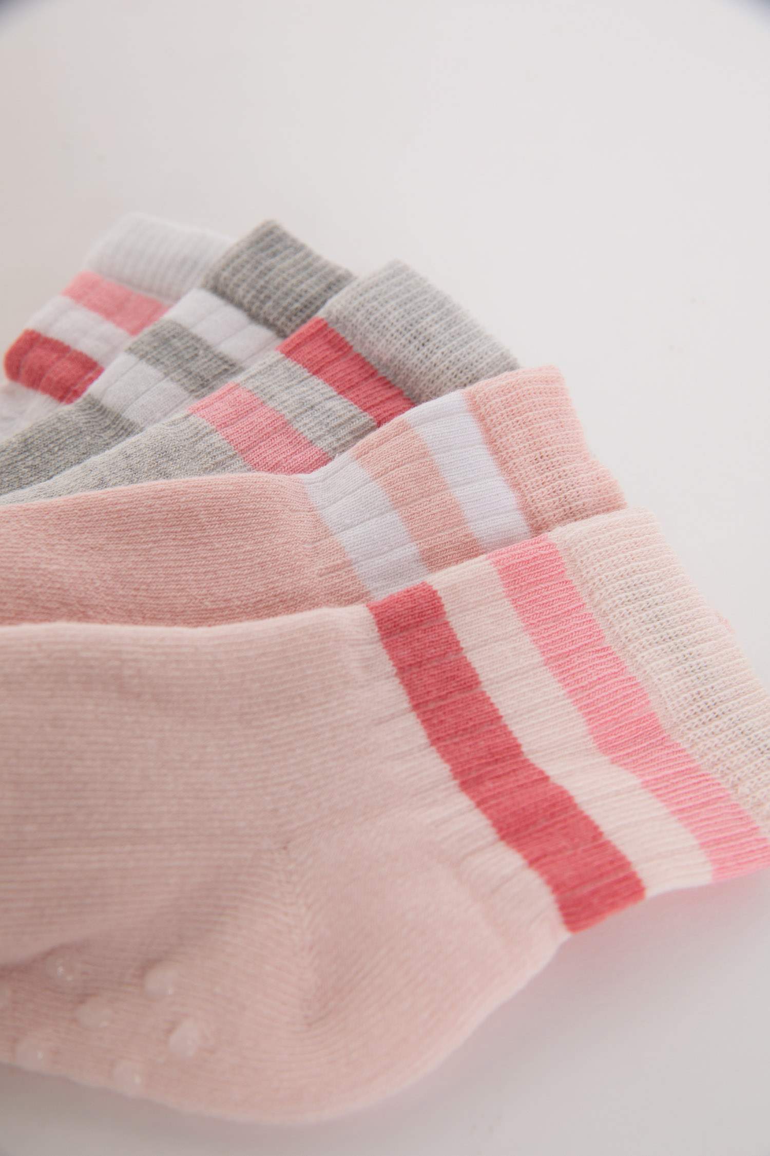 Baby Girl Seamless 5 Piece Cotton Long Socks