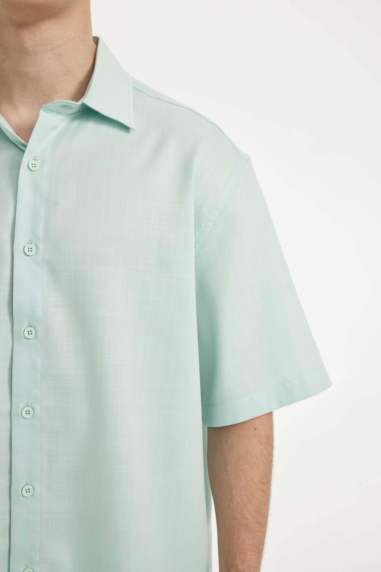 Relax Fit Tencel Short Sleeve Shirt