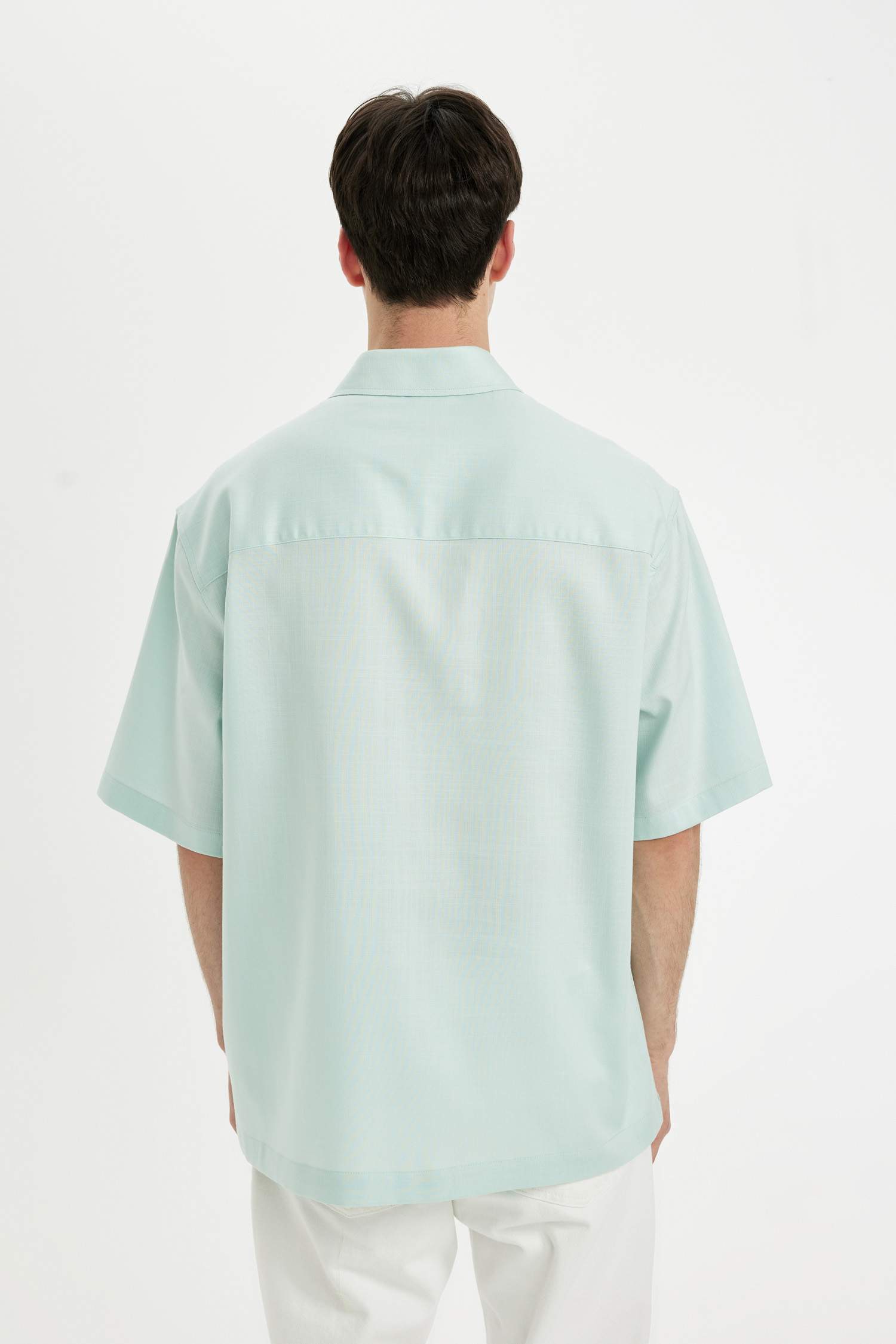 Relax Fit Tencel Short Sleeve Shirt