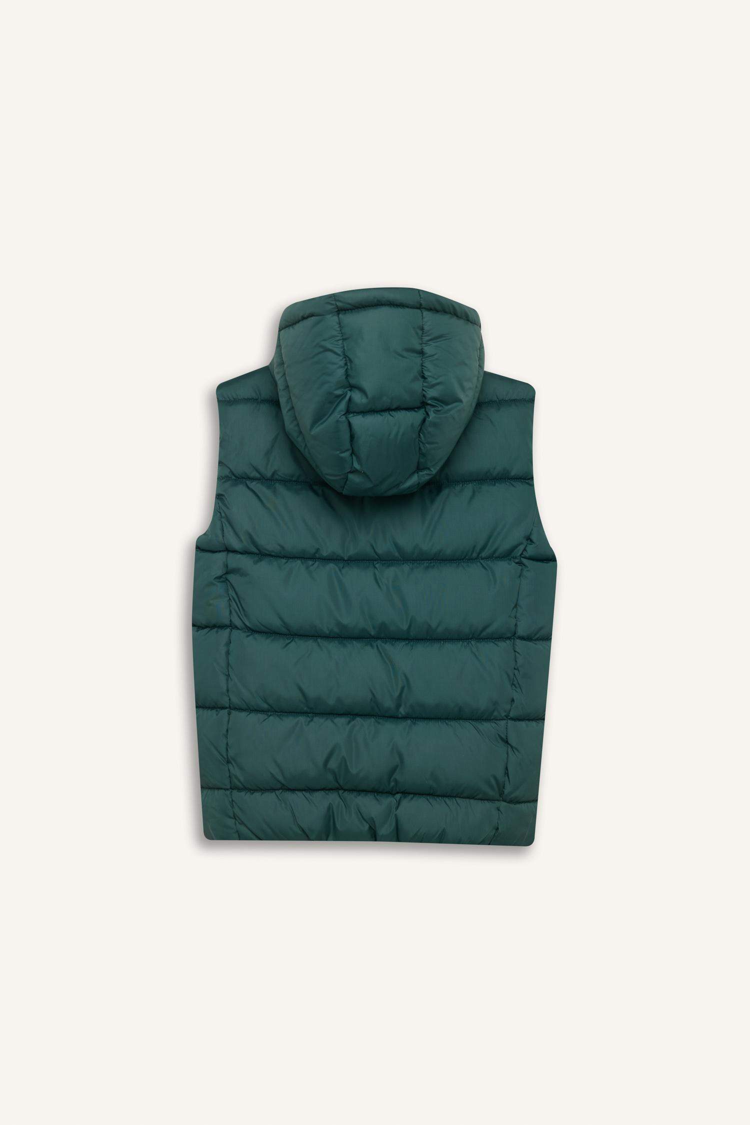 Boy Waterproof Hooded Puffer Vest