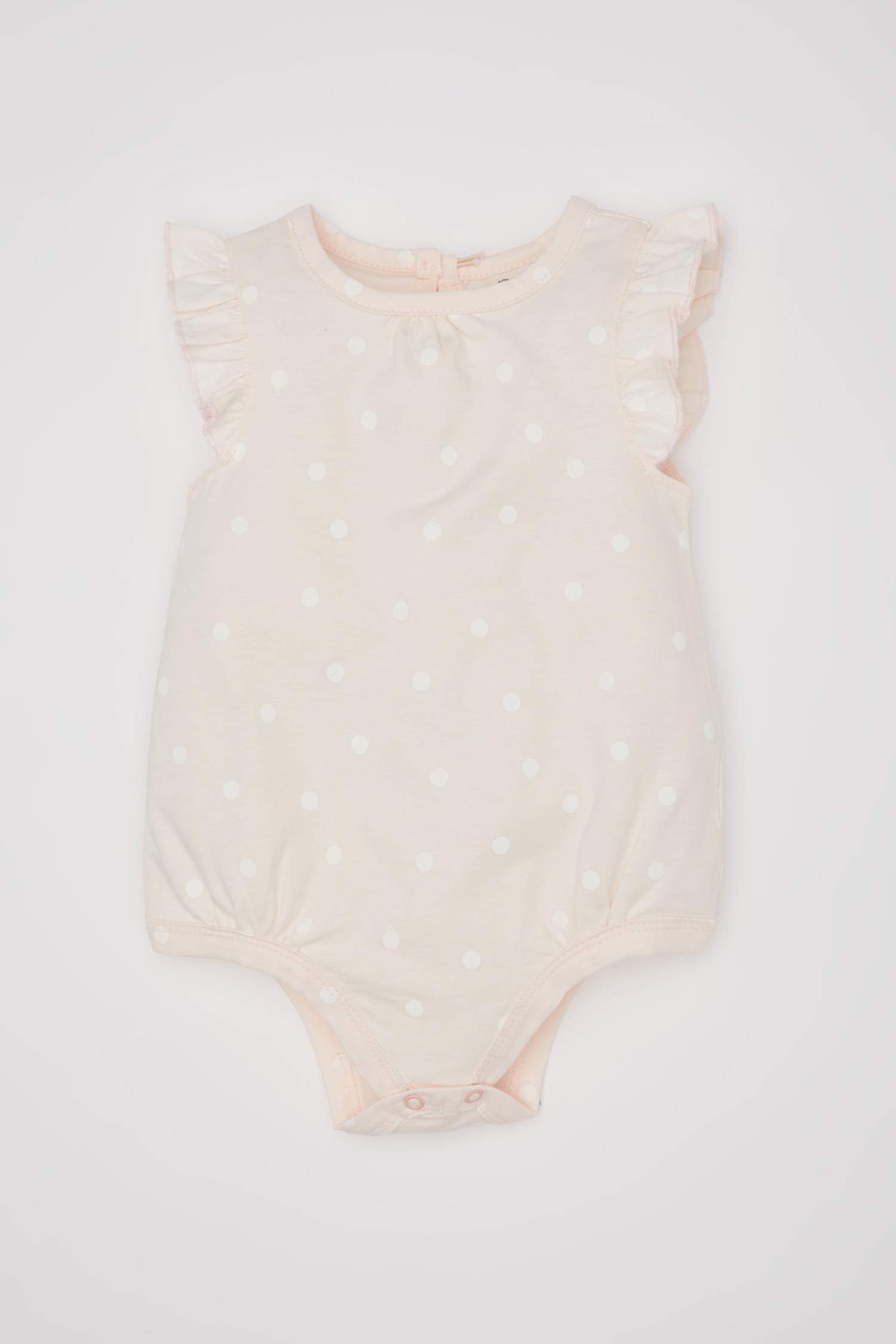 Baby Girl Short Sleeve Snap Body