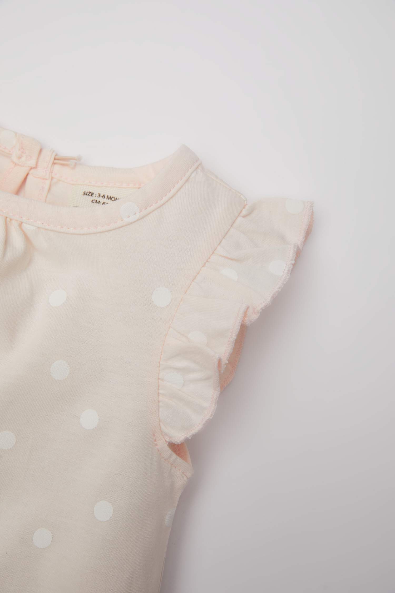 Baby Girl Short Sleeve Snap Body