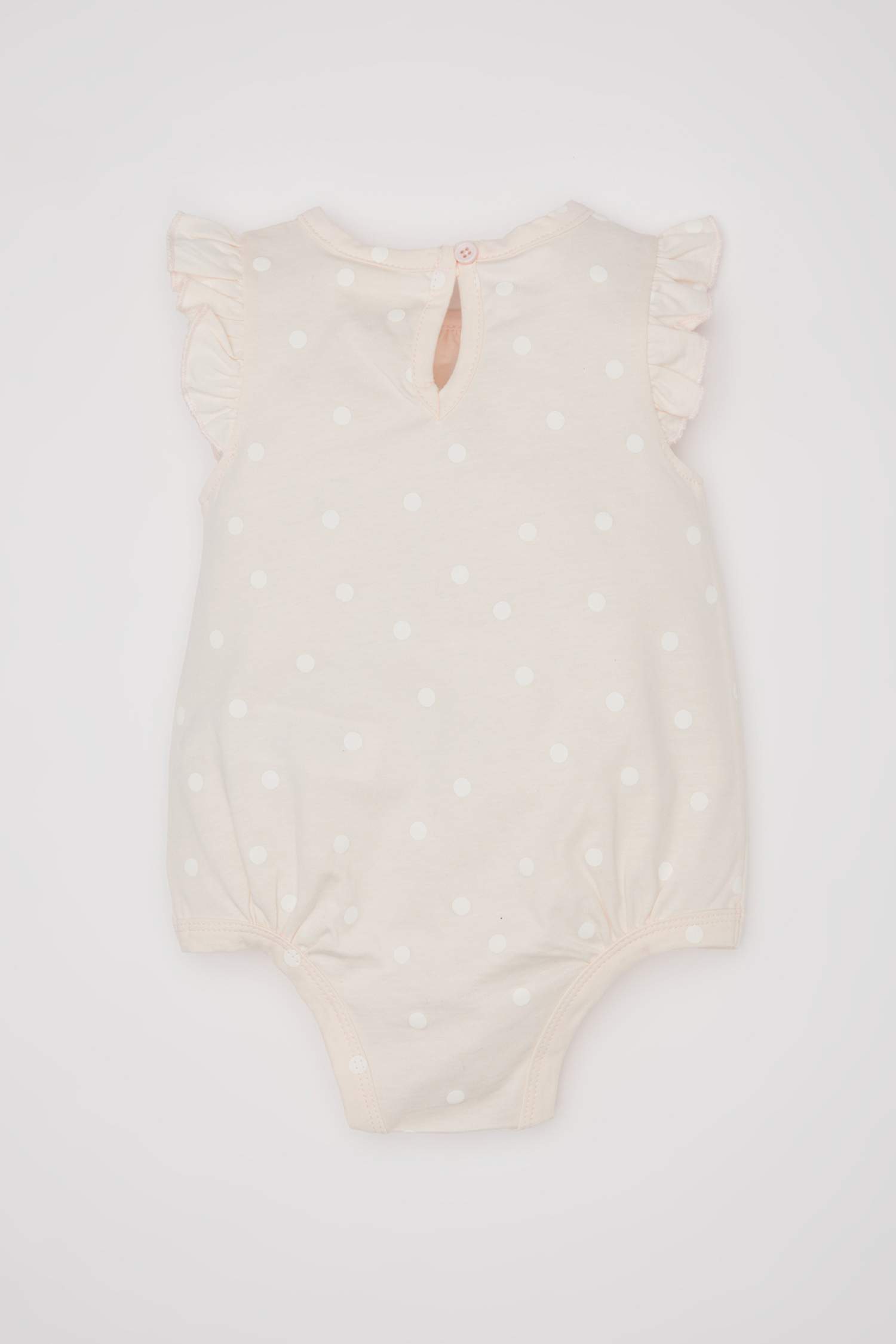 Baby Girl Short Sleeve Snap Body