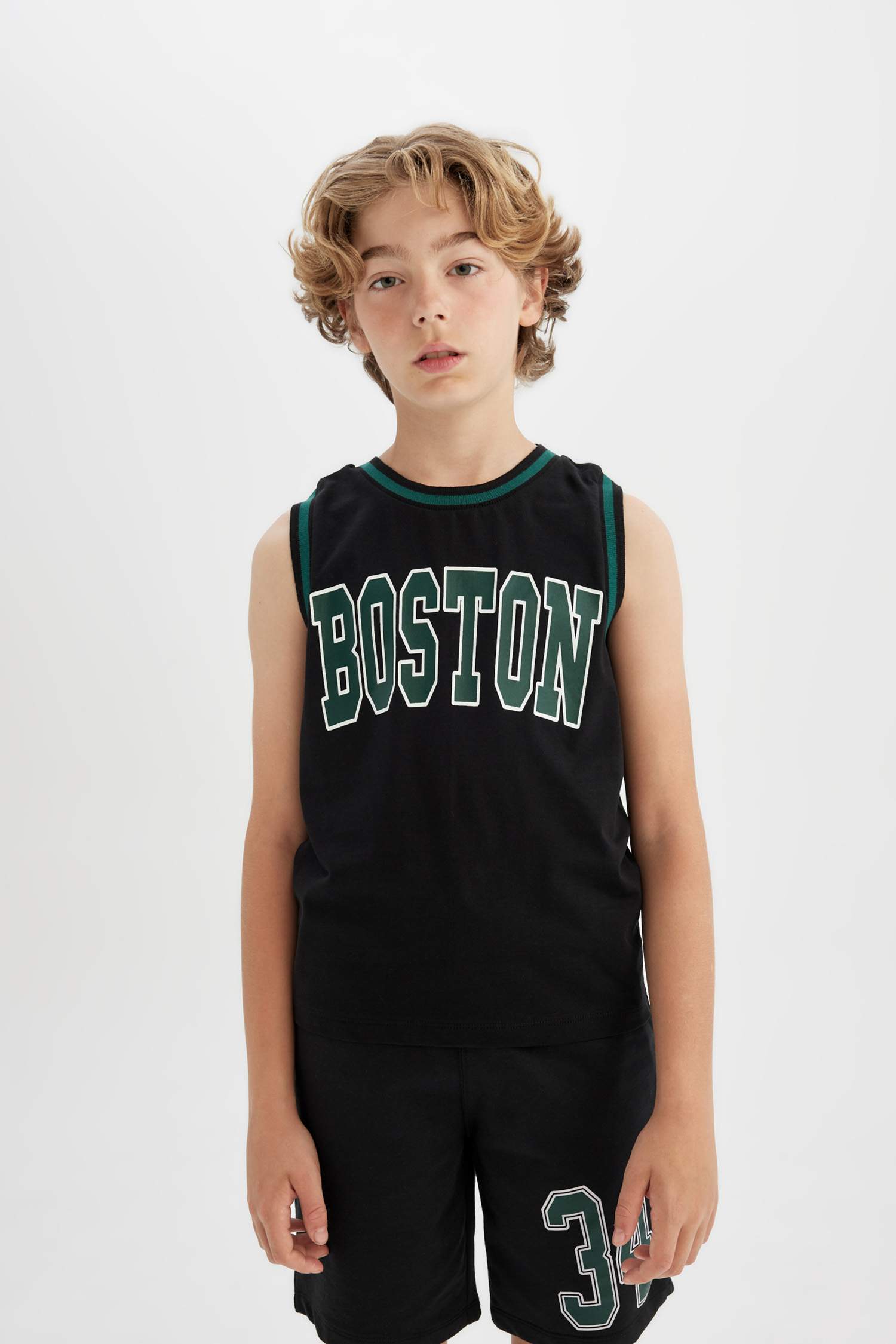 Ensemble De T-Shirt à Manches Courtes Imprimé et Short pour Garçon