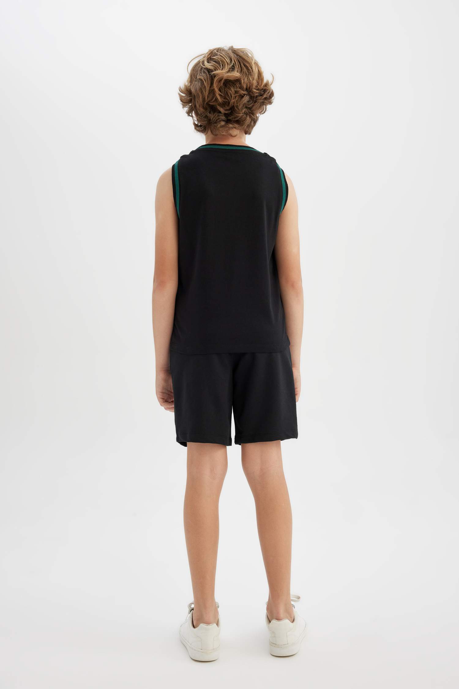 Ensemble De T-Shirt à Manches Courtes Imprimé et Short pour Garçon