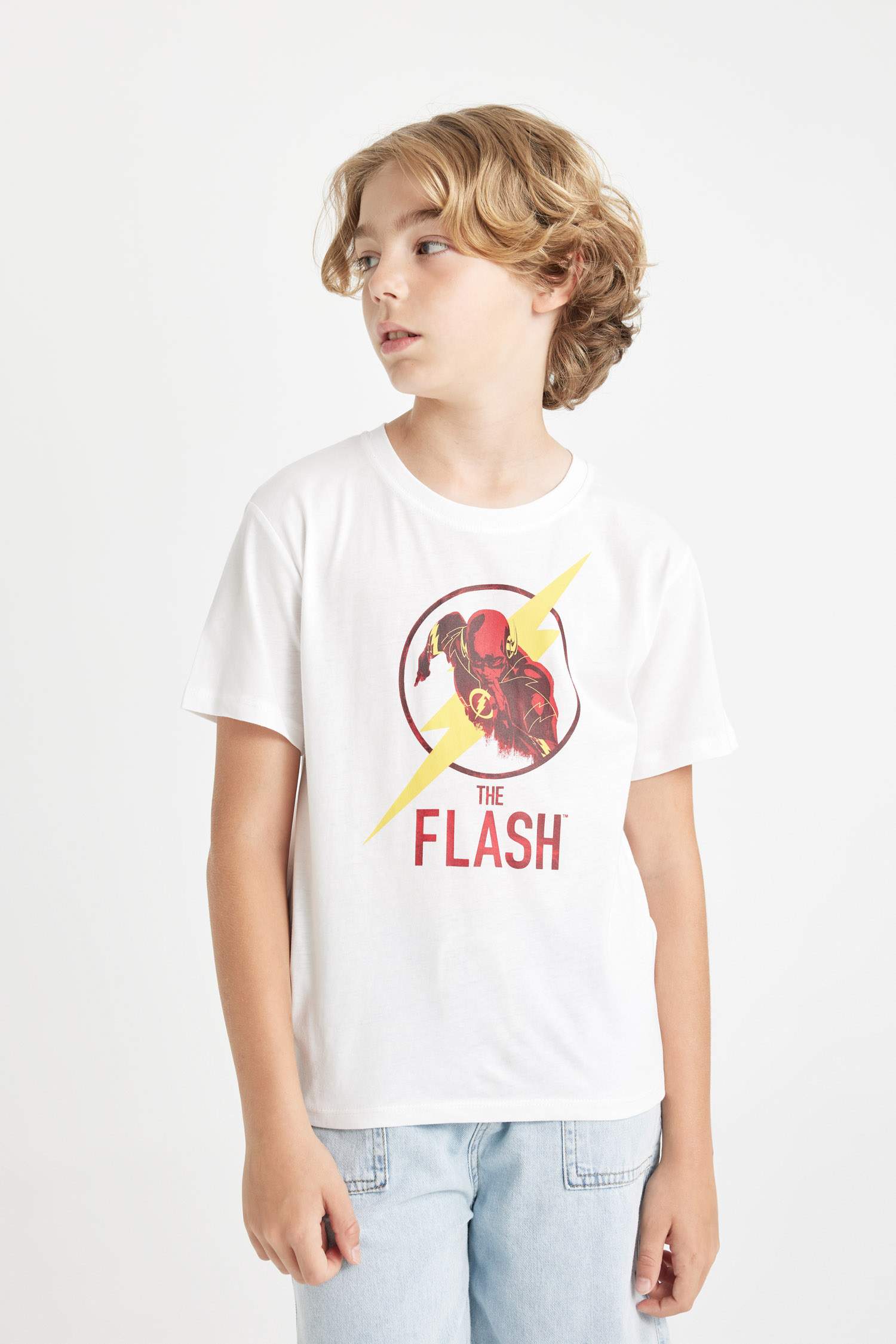 Boy The Flash Crew Neck Short Sleeve T-Shirt