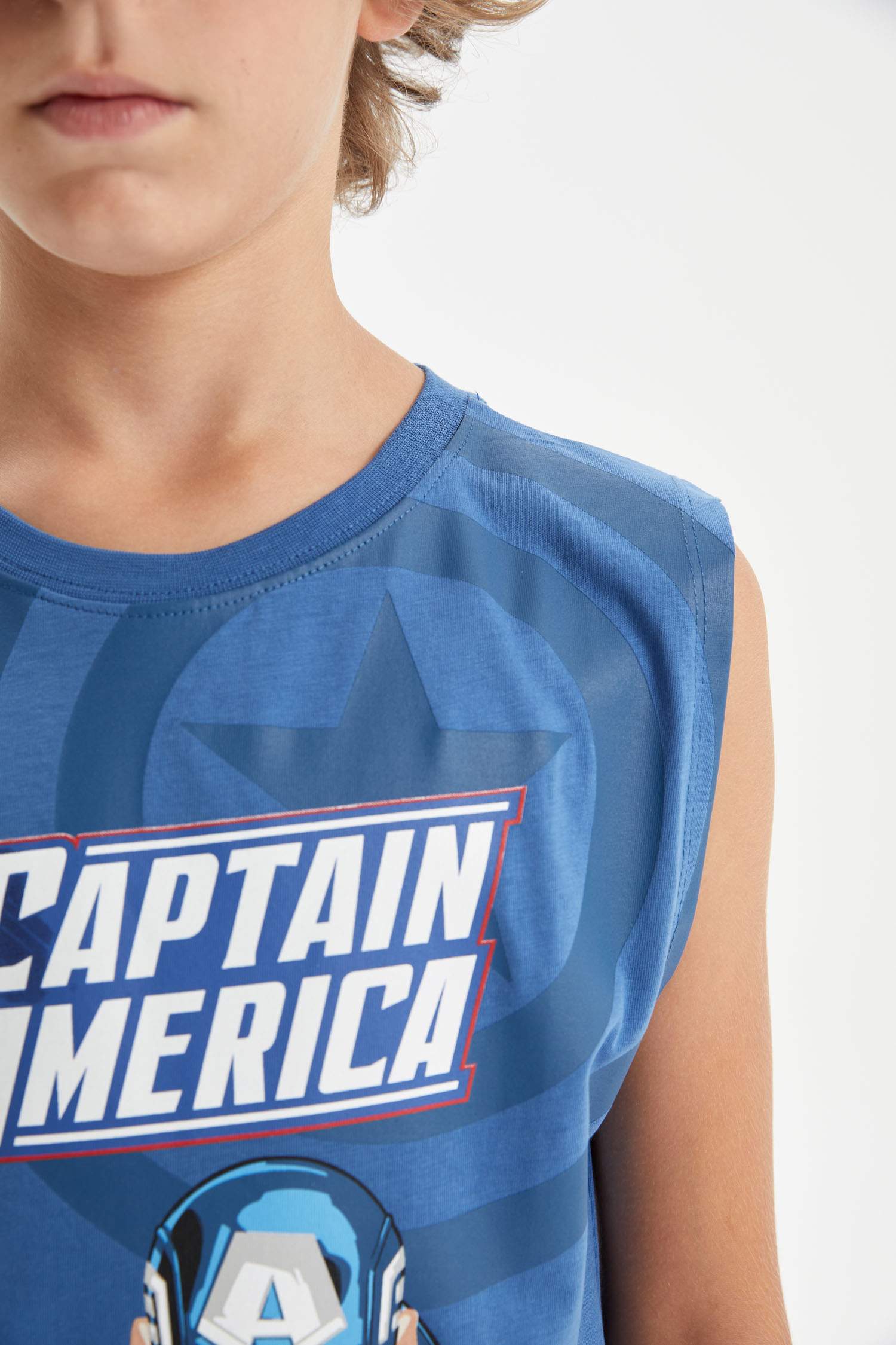 Boy Marvel Crew Neck Tank Top