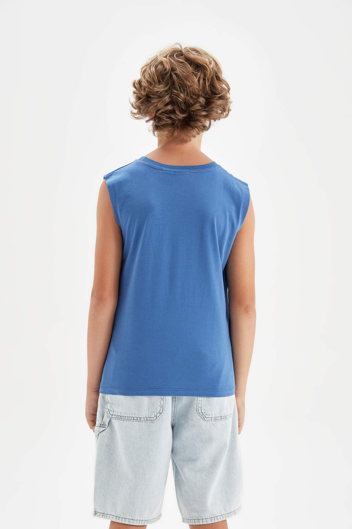 Boy Marvel Crew Neck Tank Top