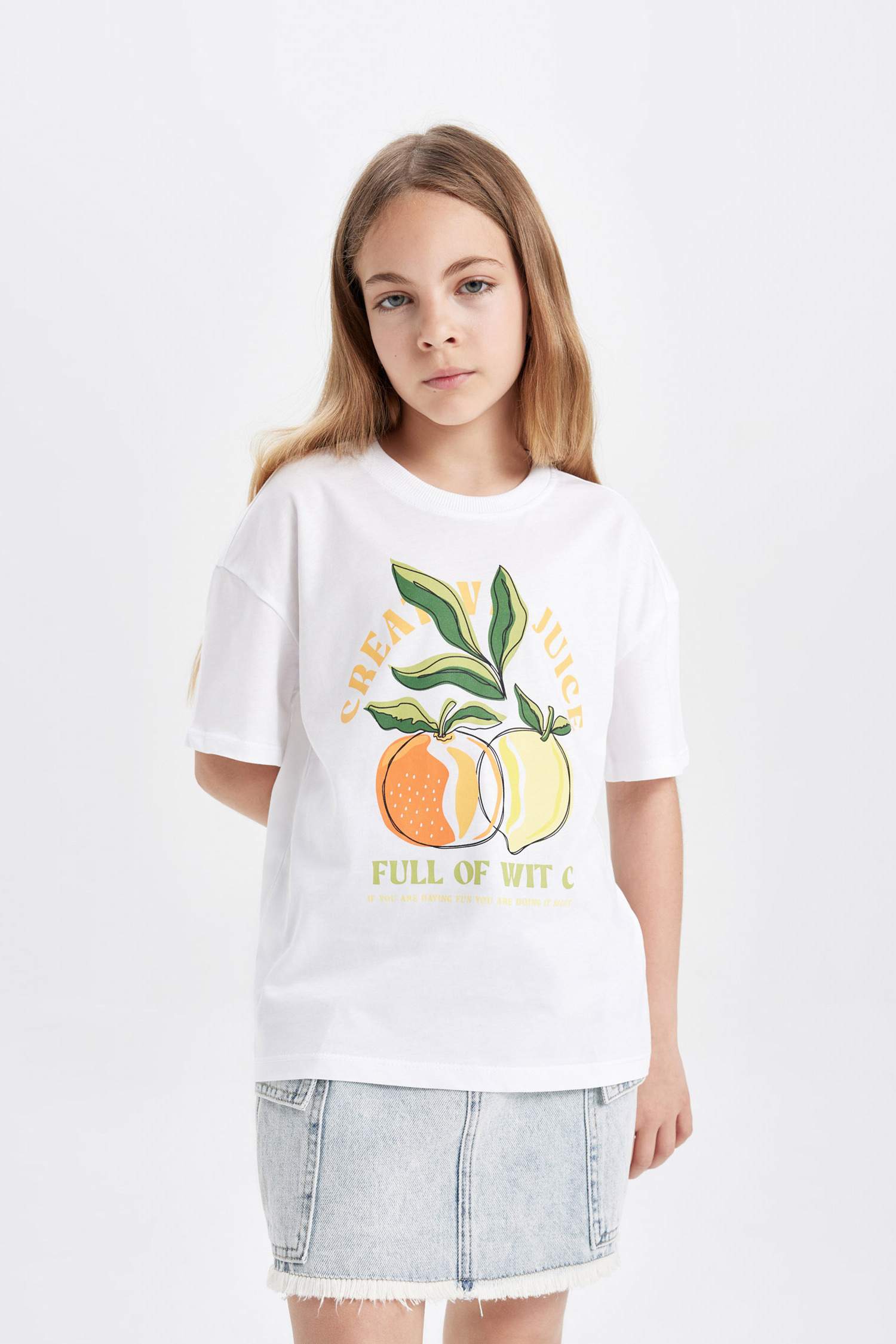 تيشيرت نص ردن وقصة مريحة