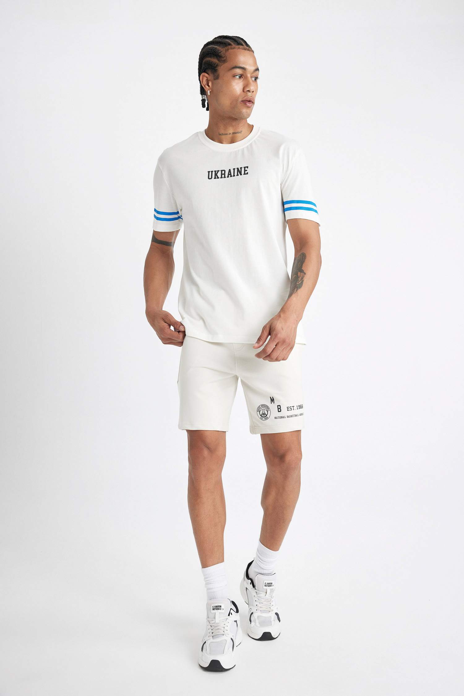 DeFactoFit NBA Milwaukee Bucks Standard Fit Crop Shorts