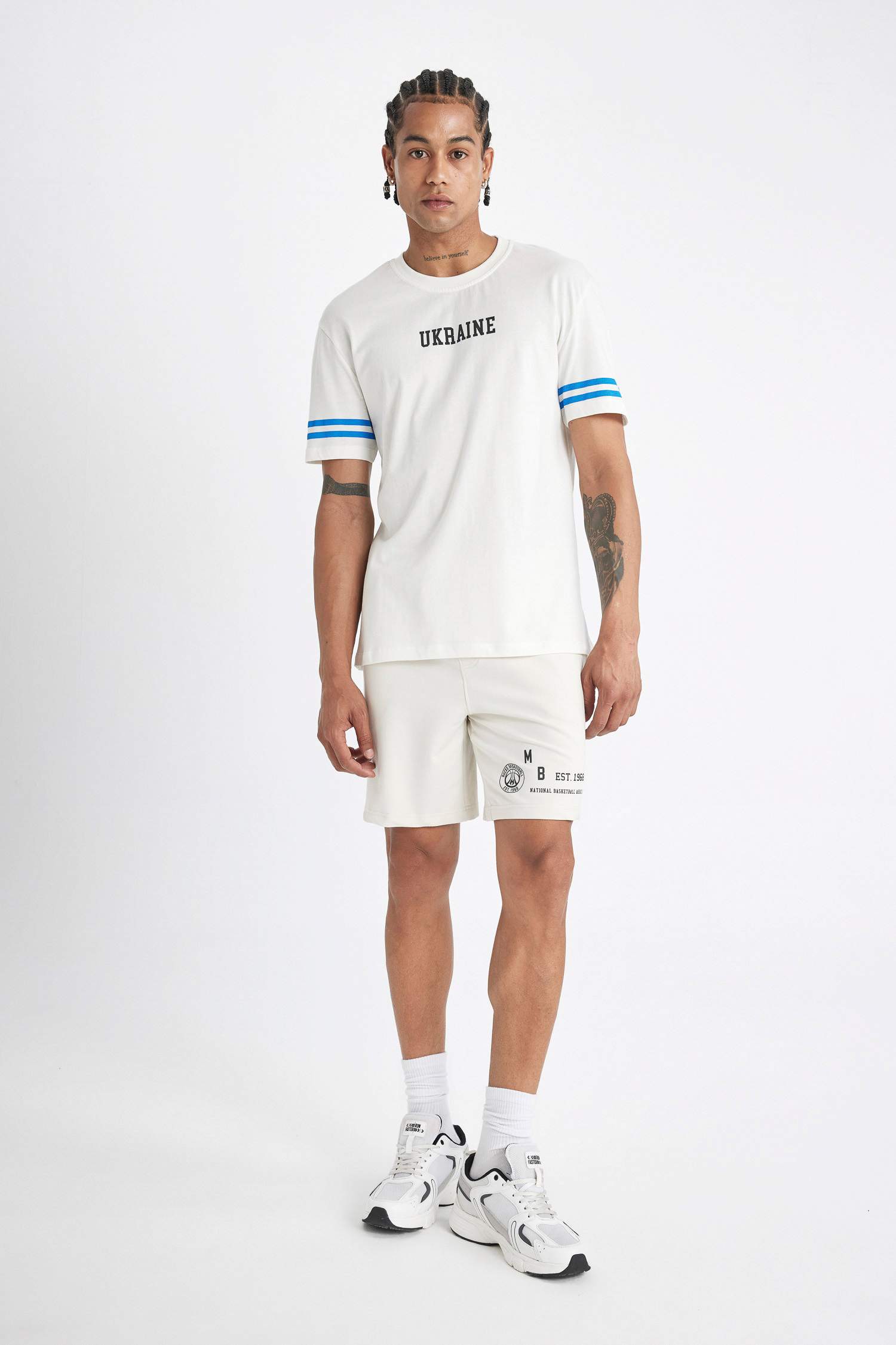 DeFactoFit NBA Milwaukee Bucks Standard Fit Crop Shorts