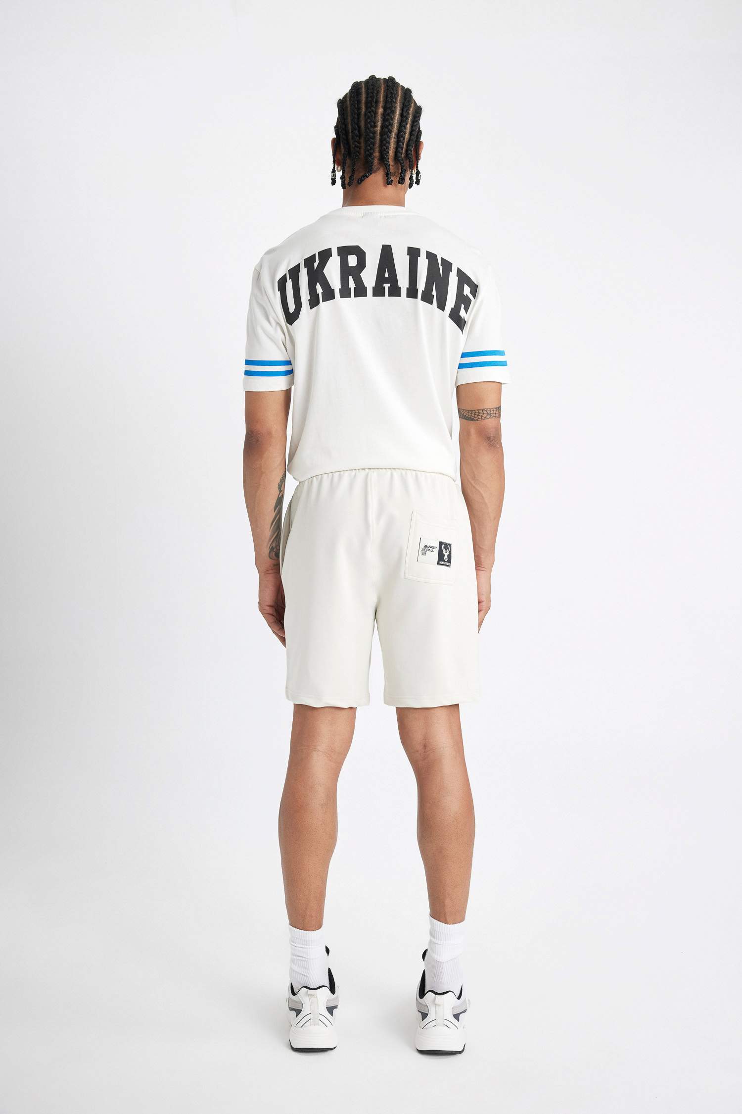 DeFactoFit NBA Milwaukee Bucks Standard Fit Crop Shorts