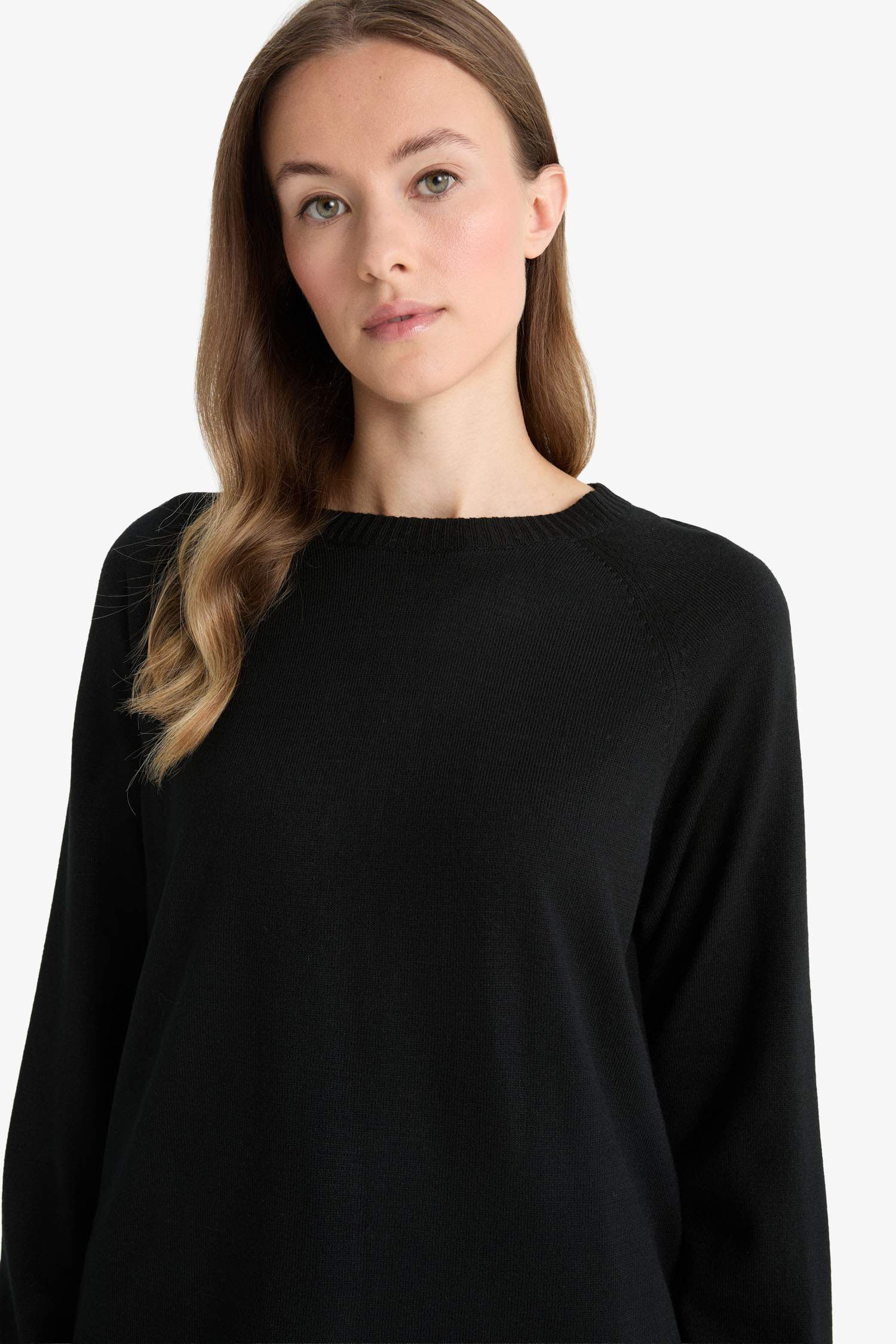 Regular Fit Crew Neck Tunic