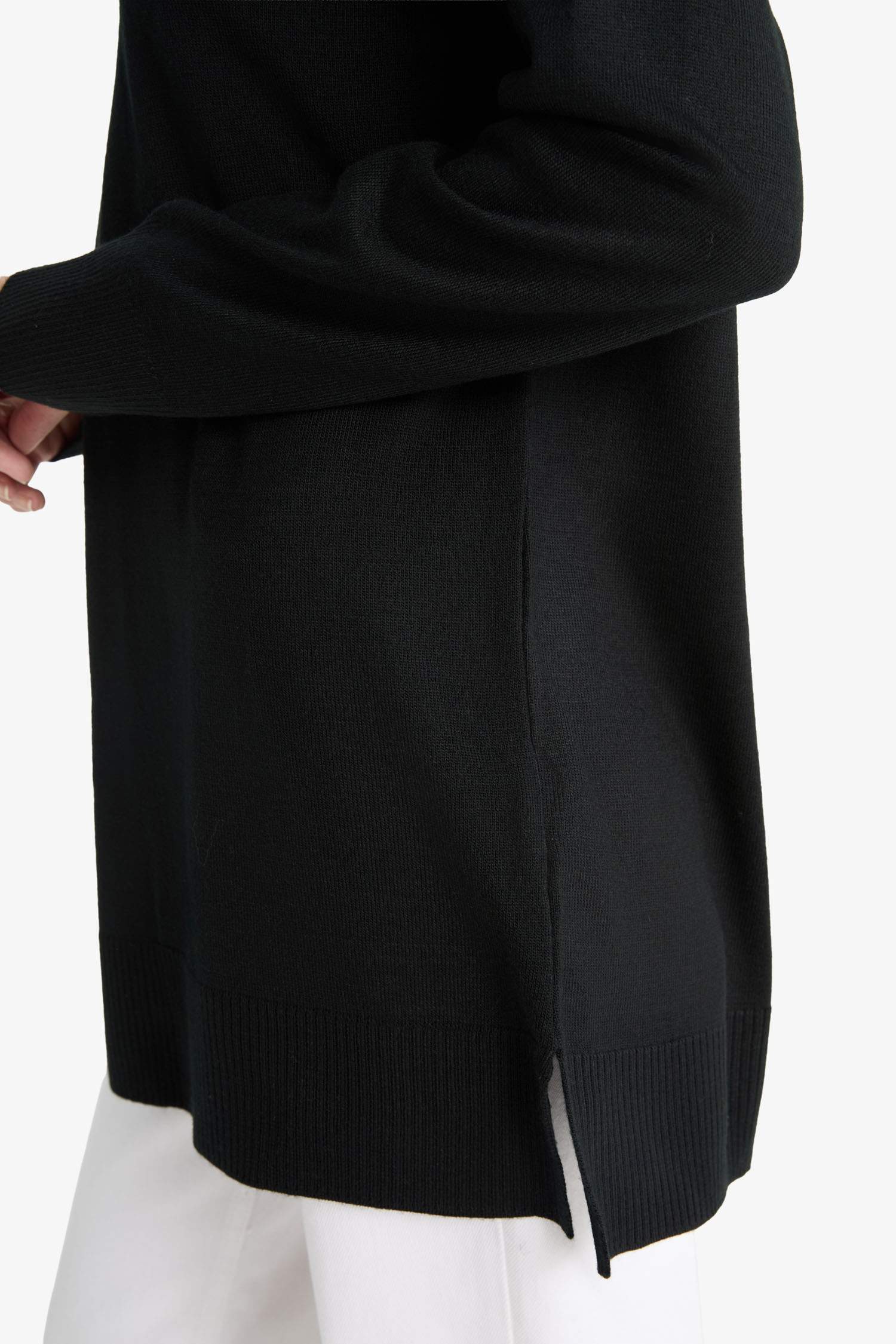 Regular Fit Crew Neck Tunic