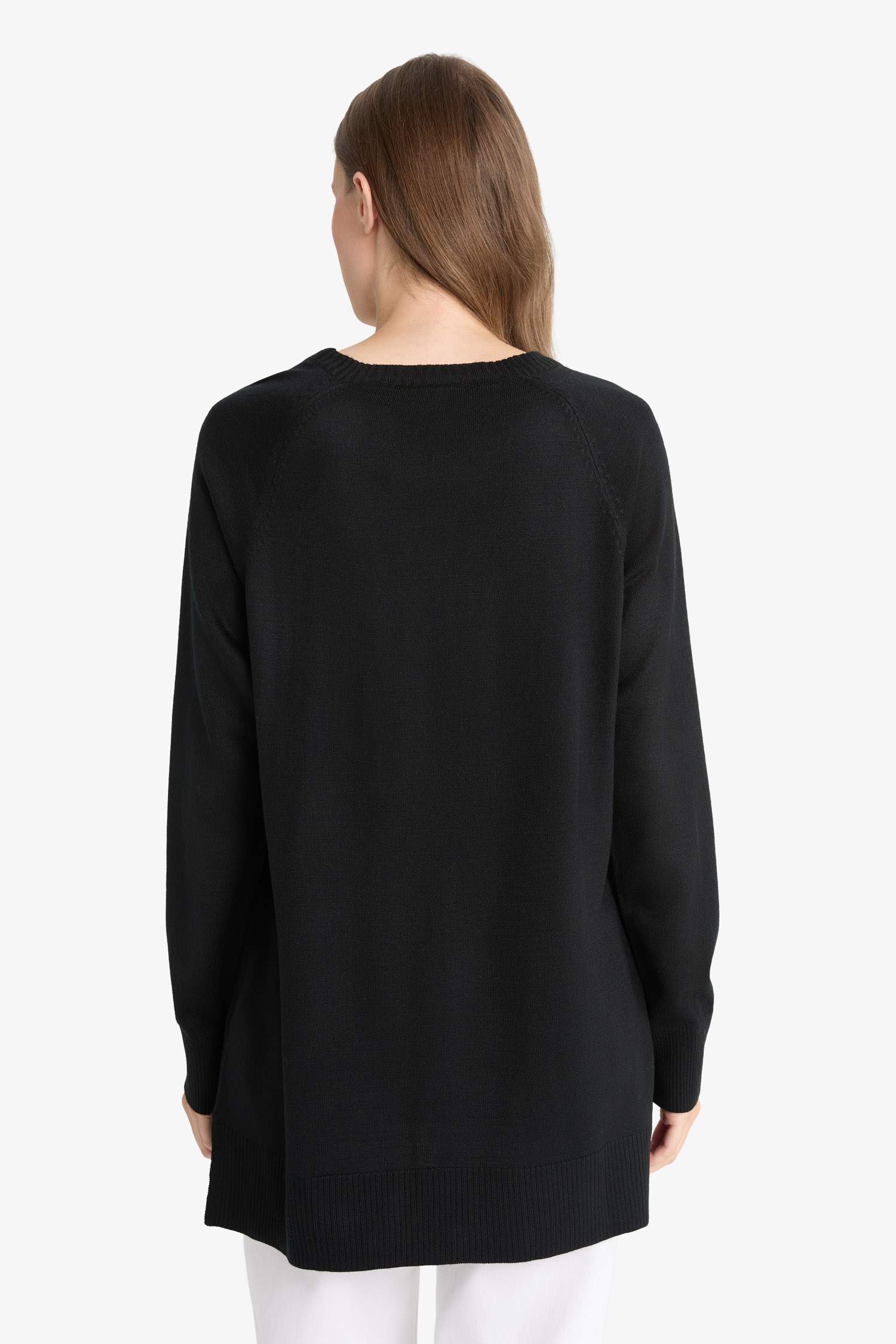 Regular Fit Crew Neck Tunic
