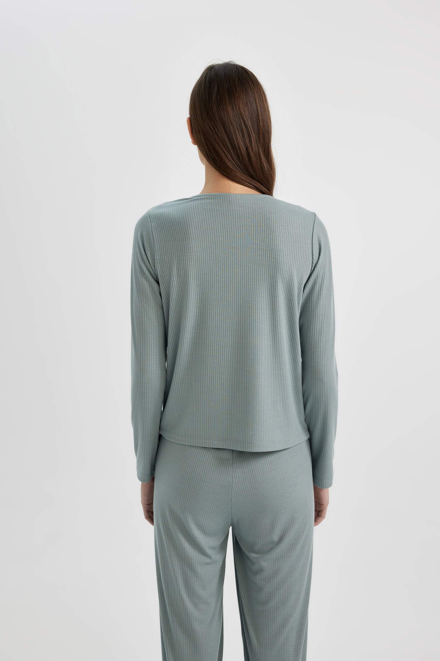 Regular Fit V-Neck Casual Top